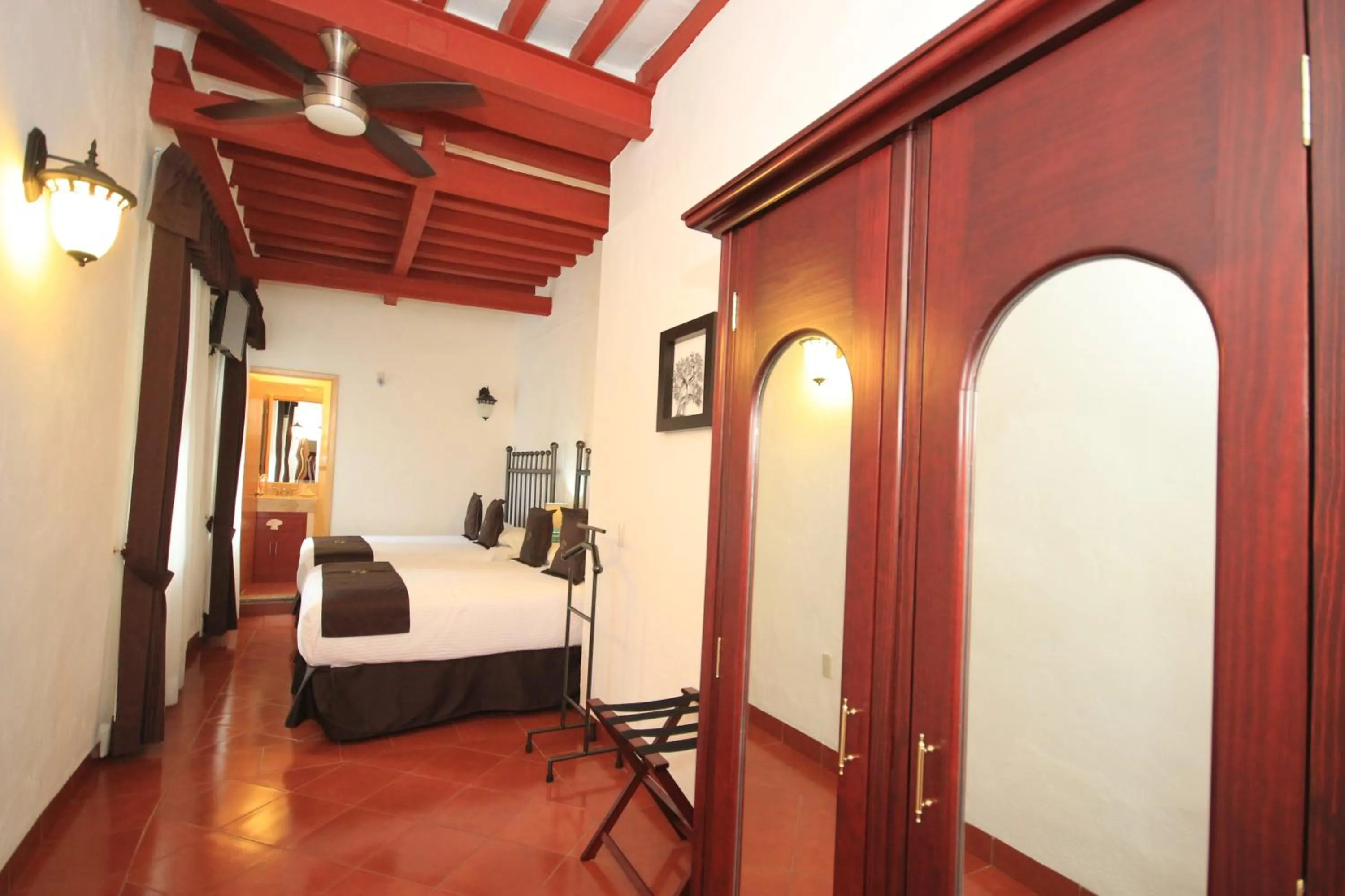 Bed in Hotel Santa Regina