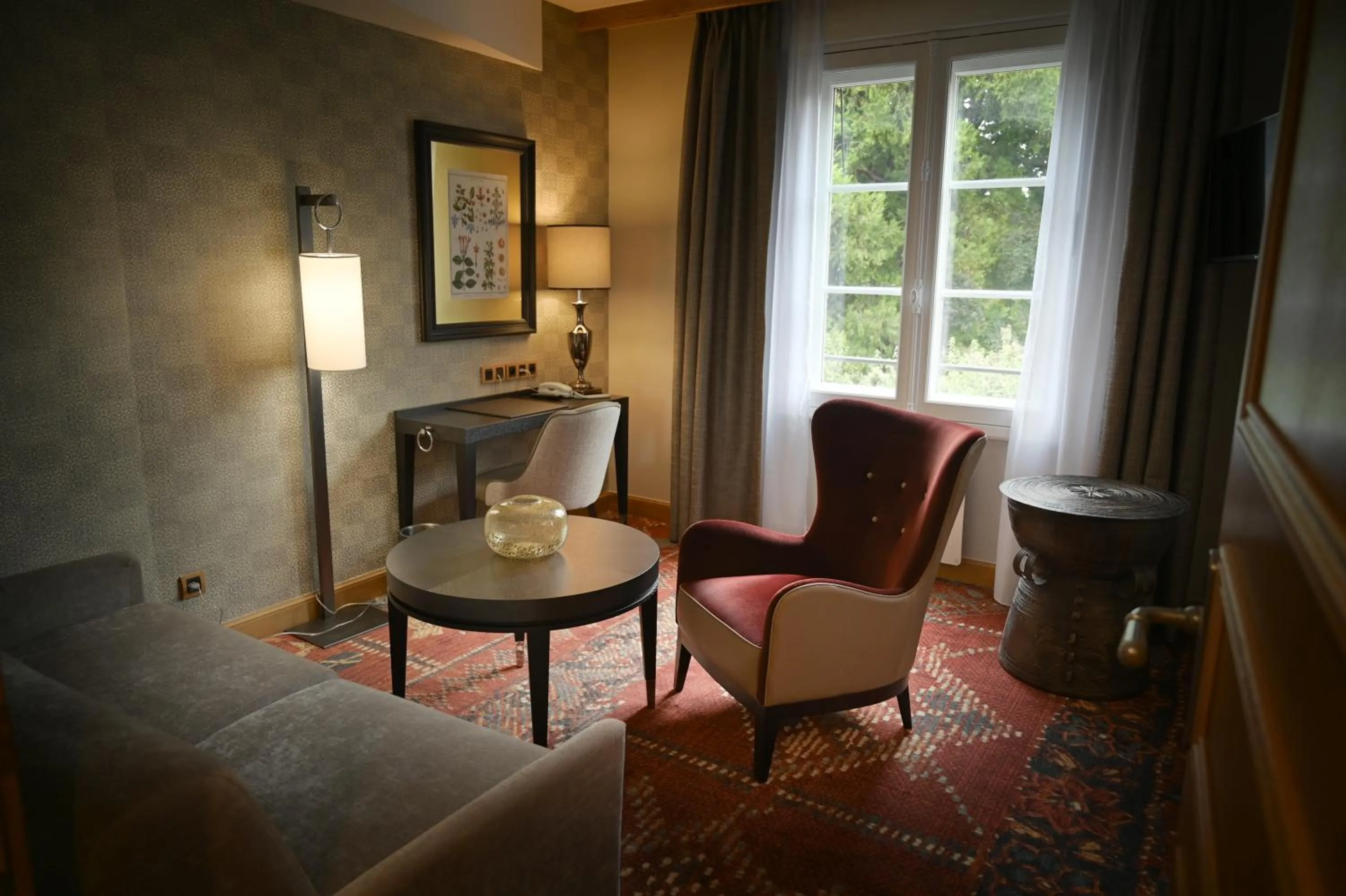 Living room in Hôtel Le Rempart