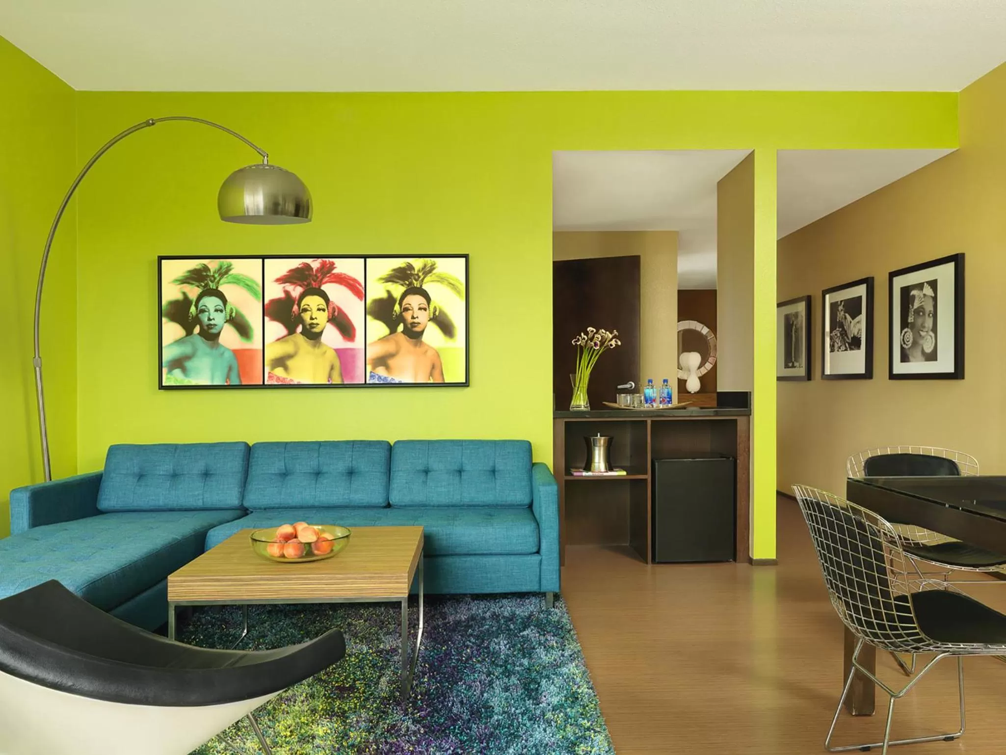 Seating area in The Moonrise Hotel