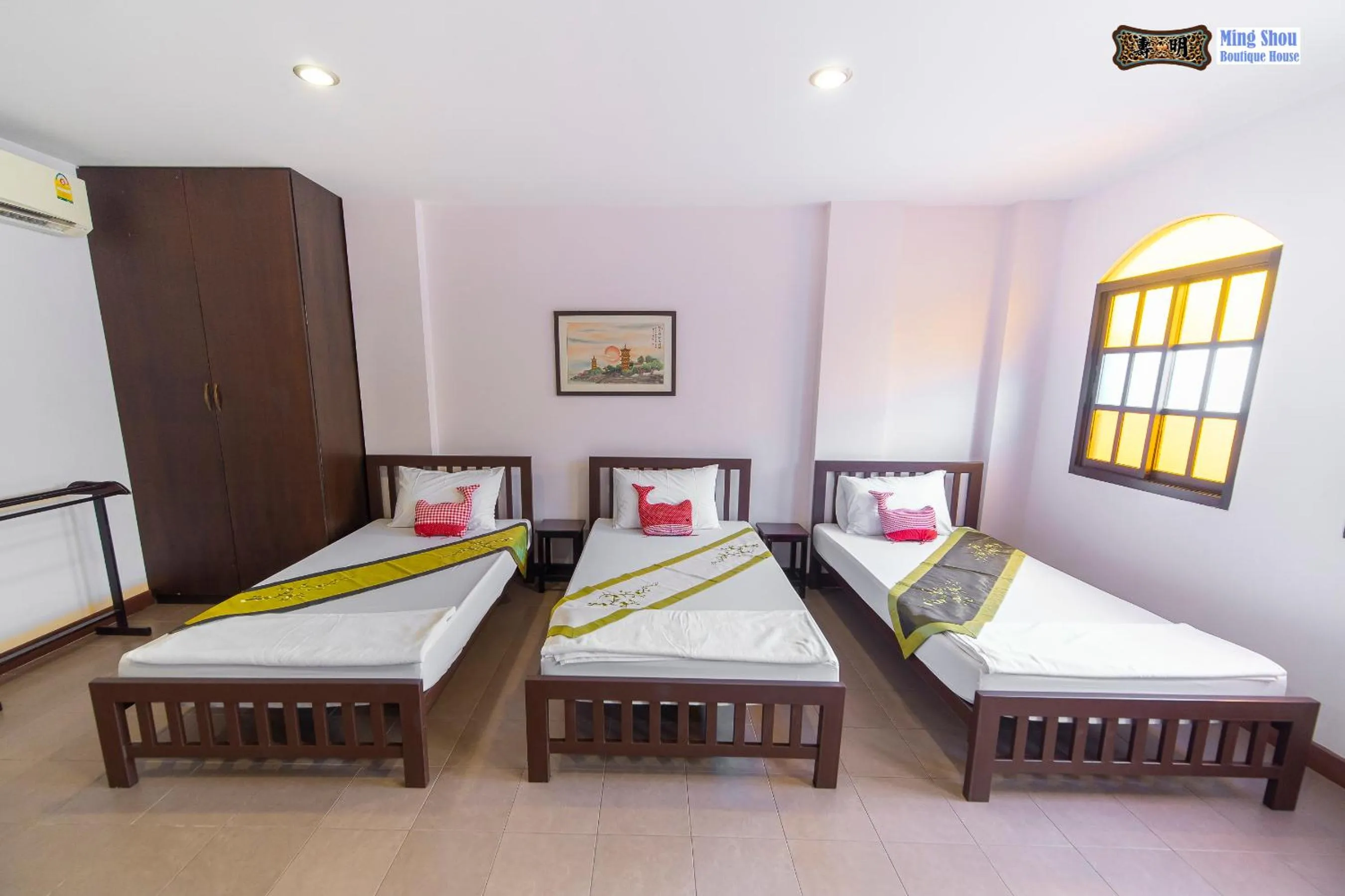 Bed in Ming Shou Boutique House