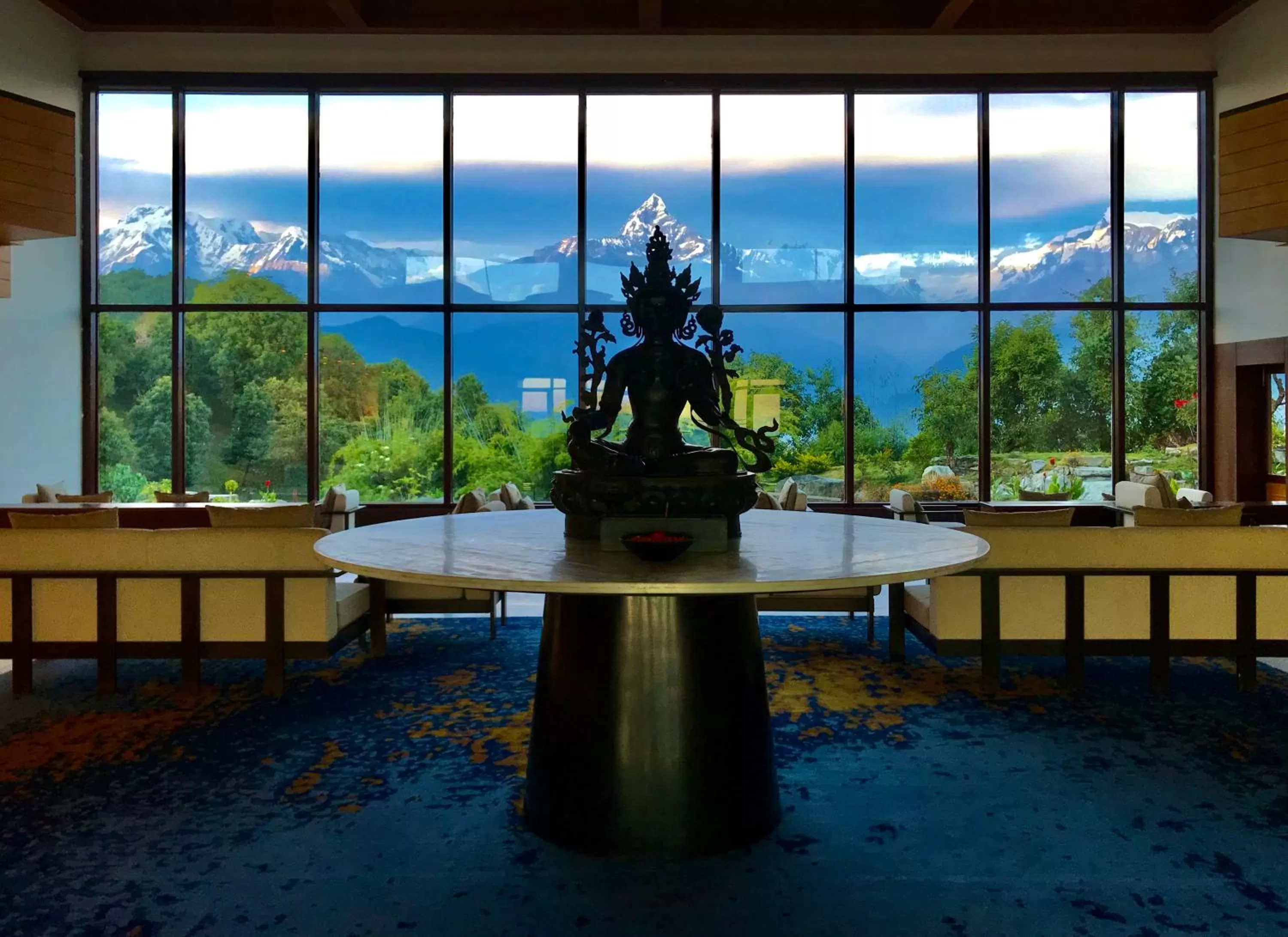 Lobby or reception in Hotel Annapurna View Sarangkot