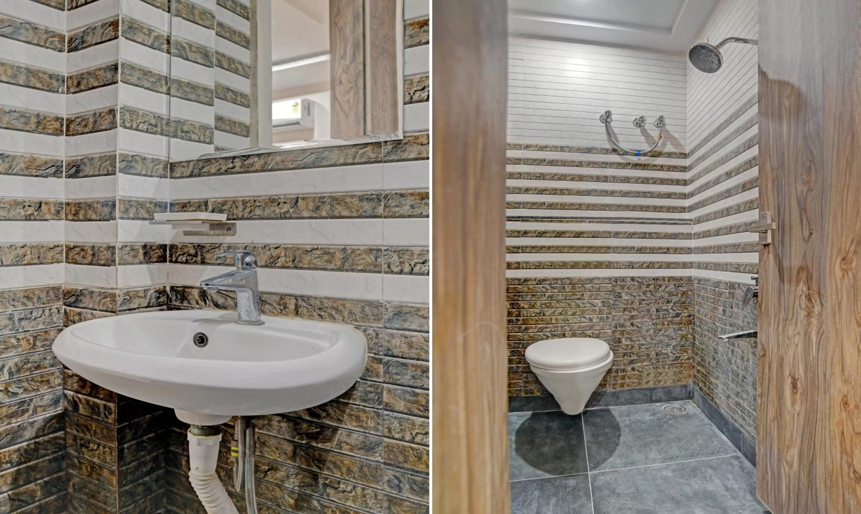 Bathroom in Treebo Trend Shiv Chhaya Vijay Nagar