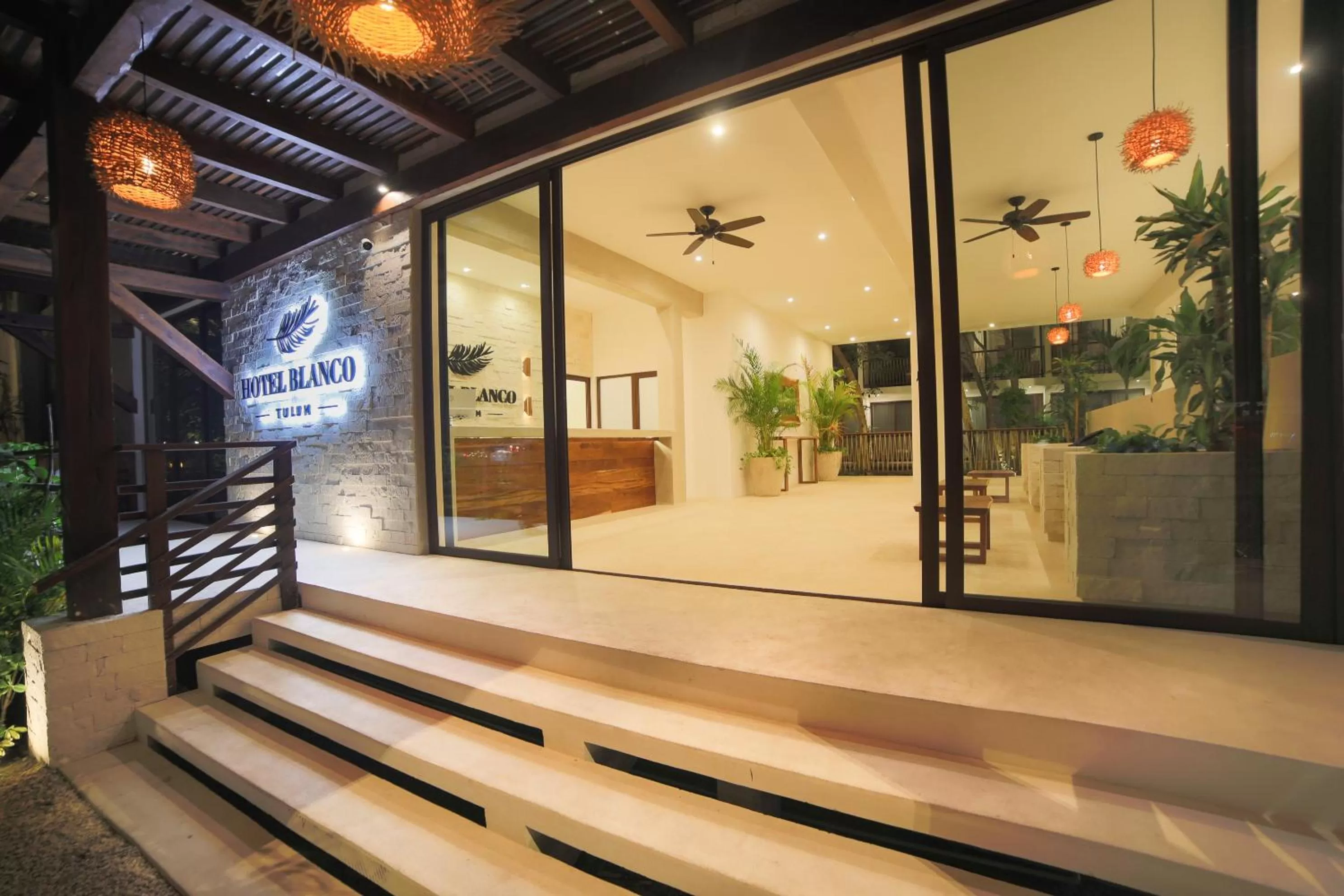 Facade/entrance in Hotel Blanco Tulum Adults Only