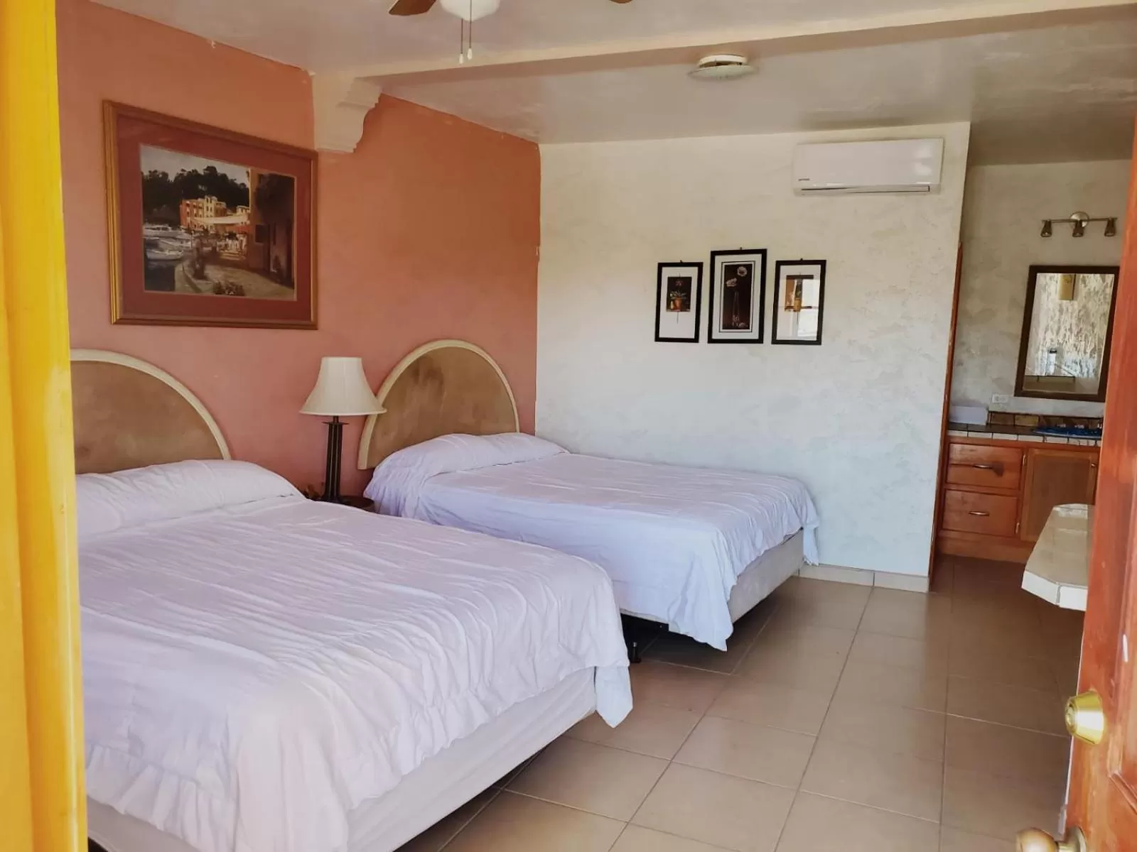 Bed in Hotel Posada Magdalena