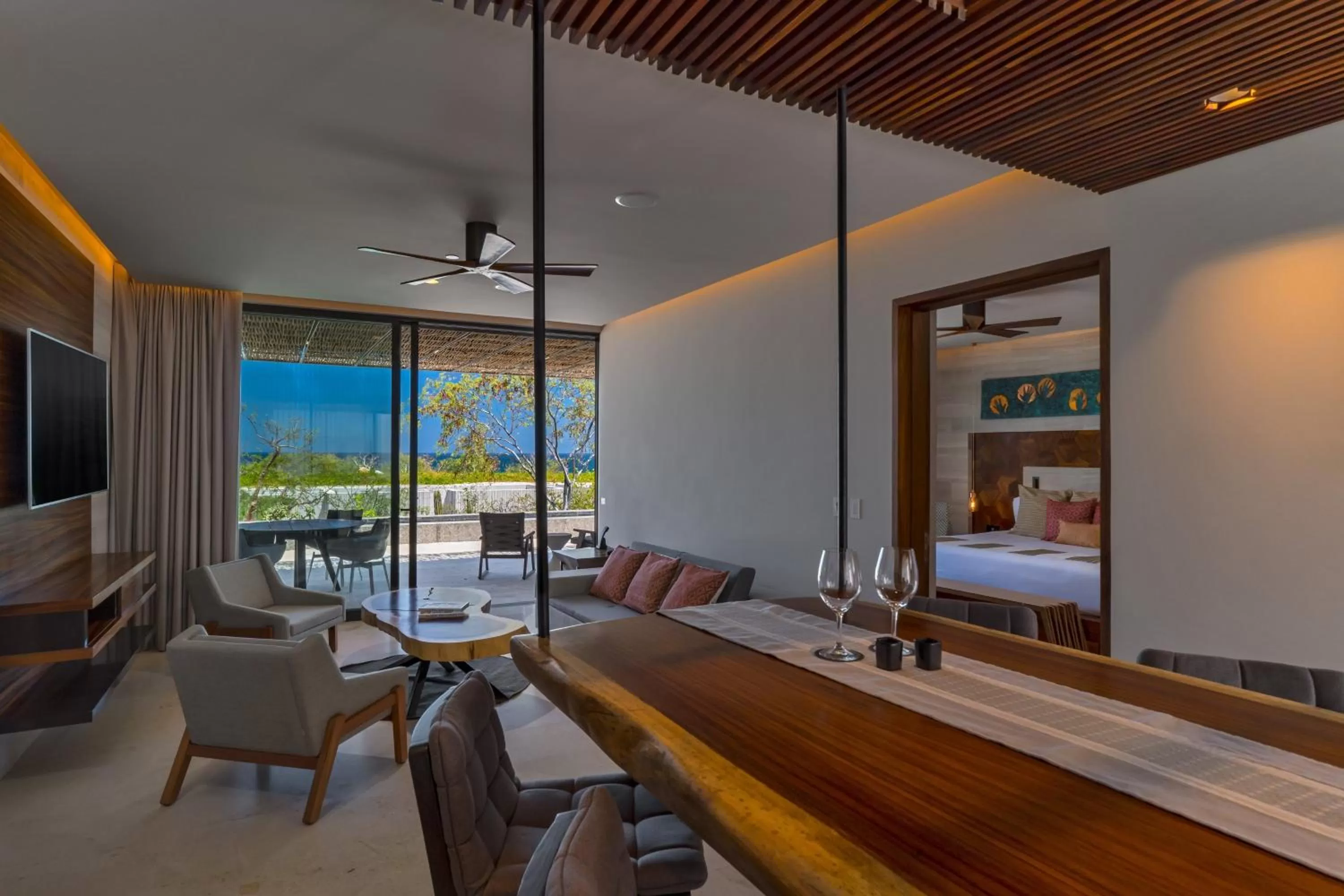 Living room, Bed in Solaz, a Luxury Collection Resort, Los Cabos