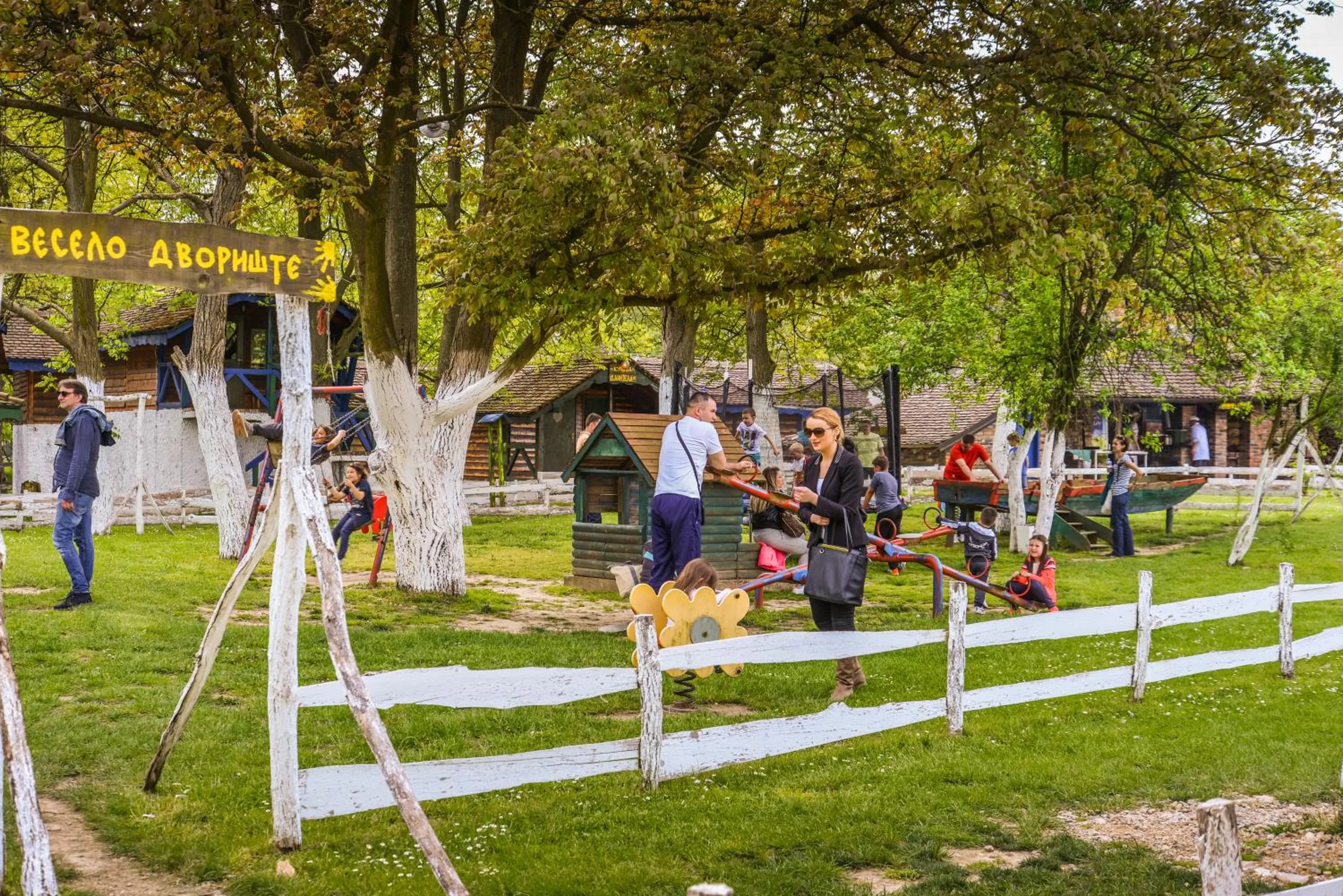 Children play ground in B&B Etno Village Sunčana Reka