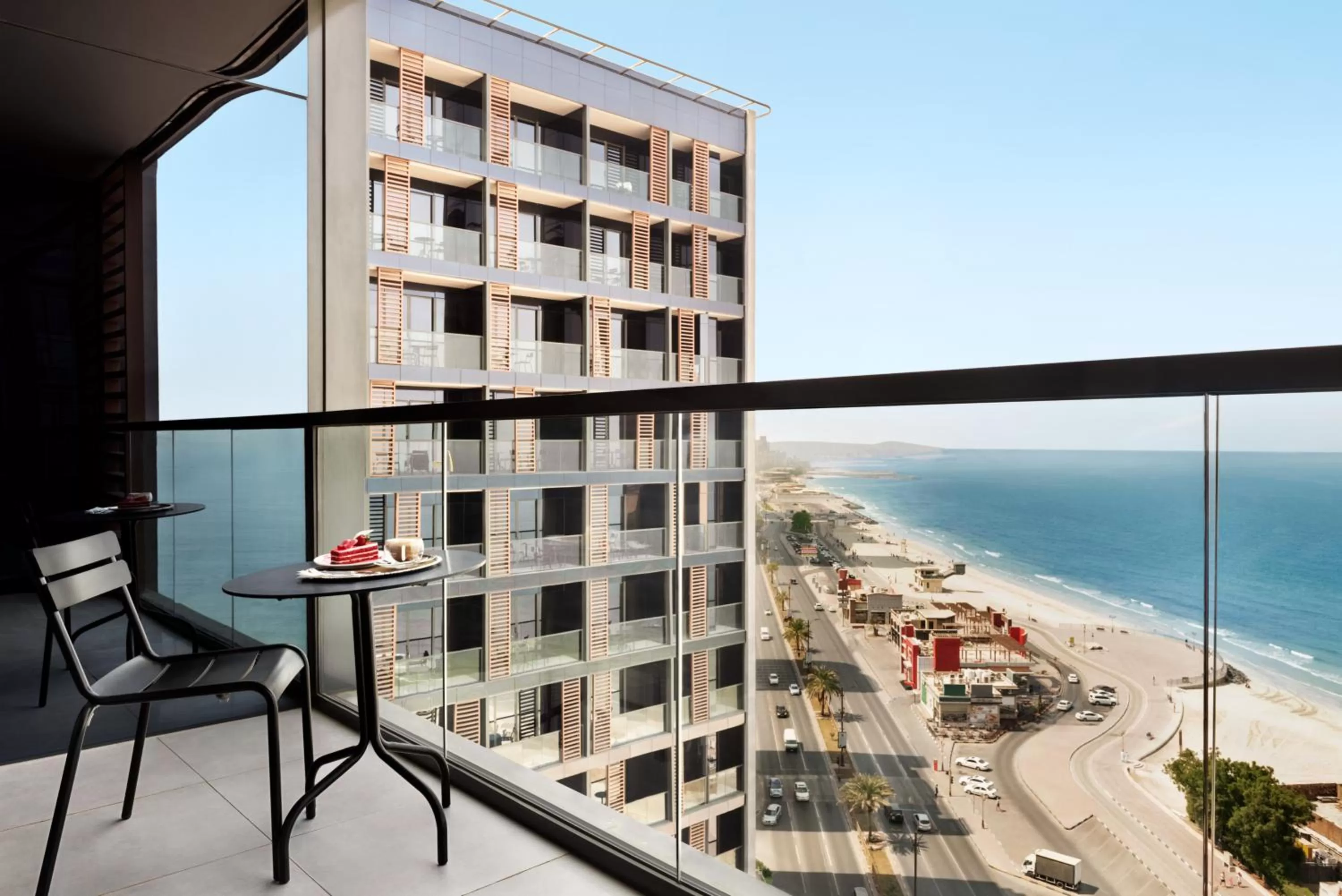 Standard Twin room Mobility Access Seaview - Non Smoking in Wyndham Garden Ajman Corniche