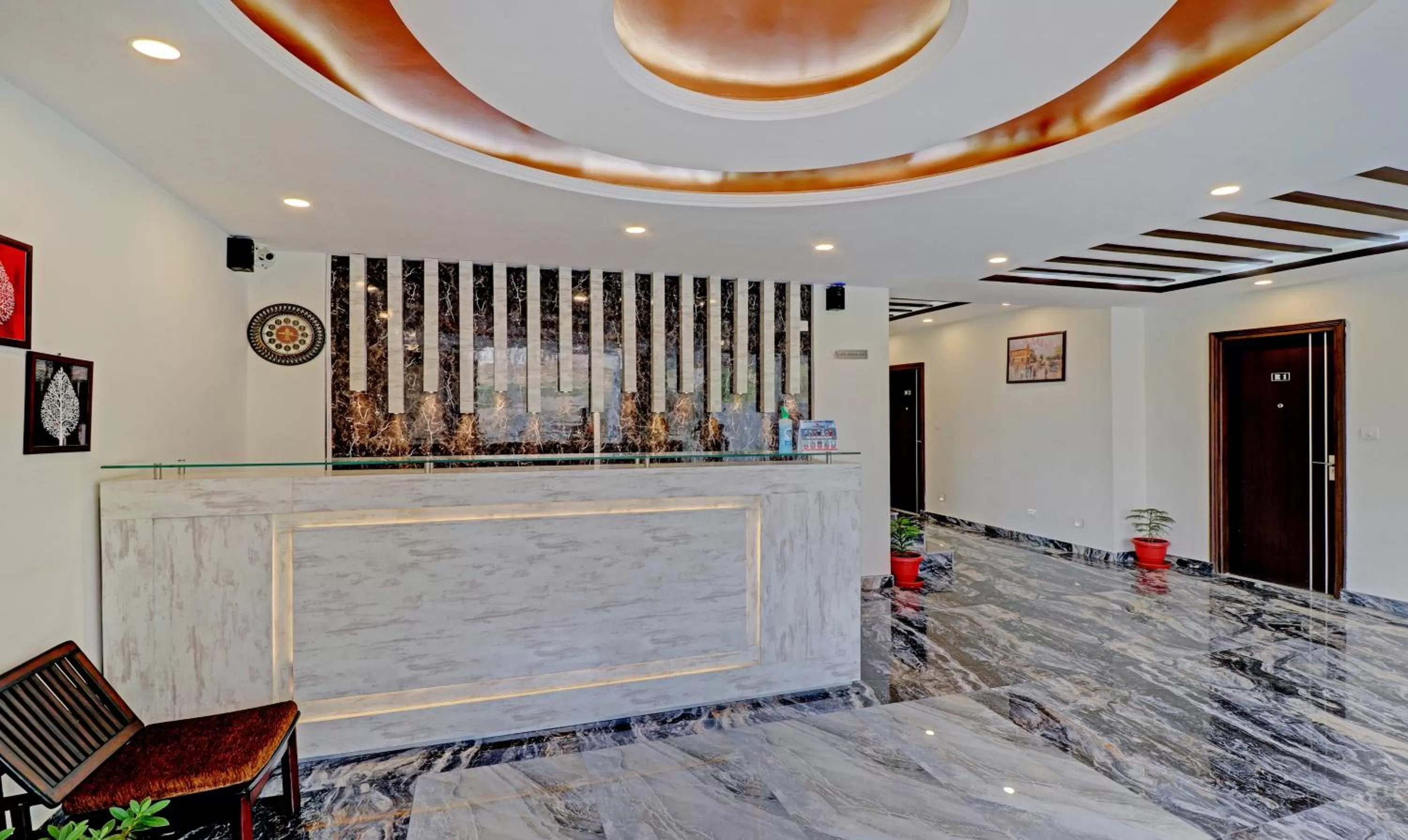 Lobby or reception in Treebo Ortus Residency