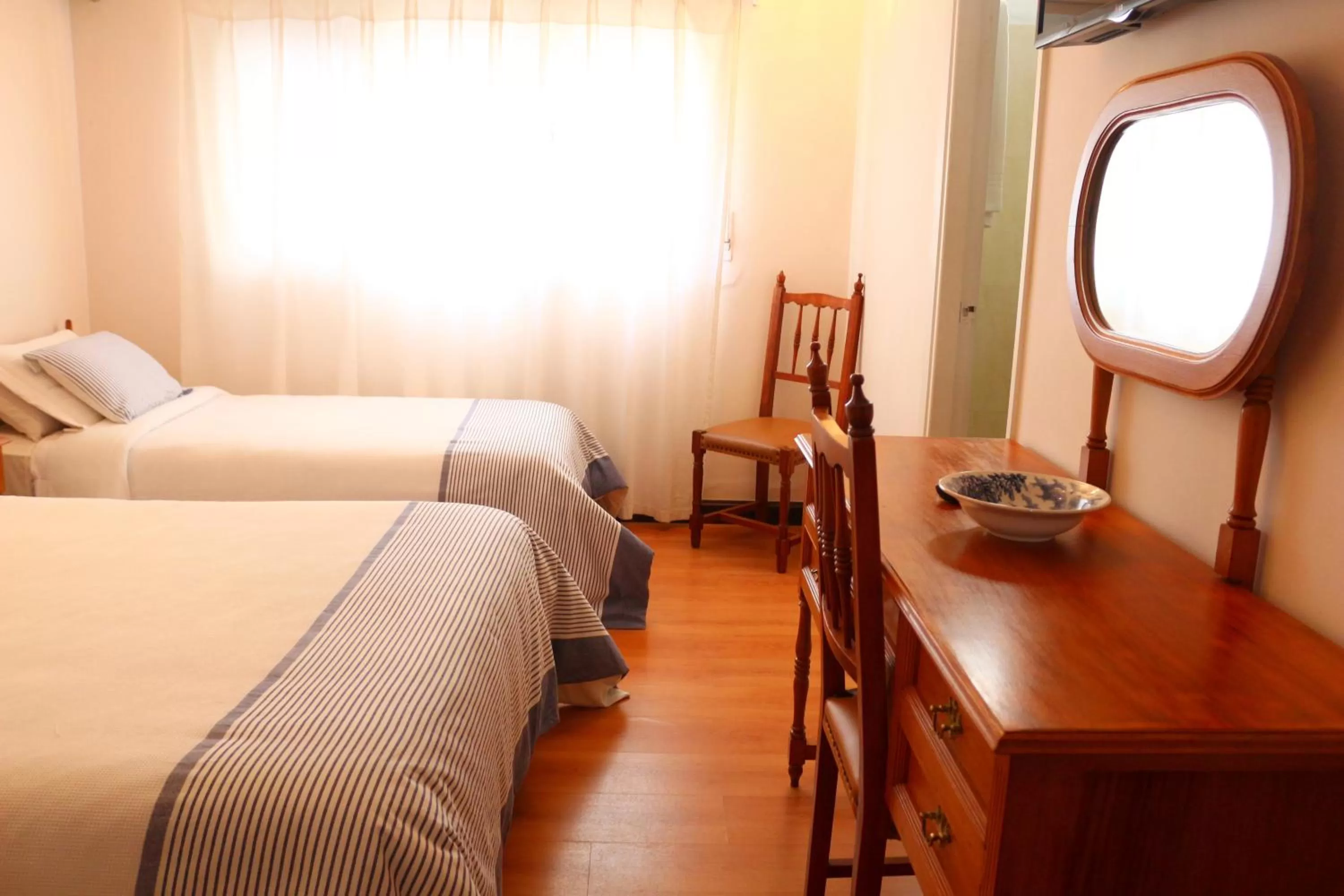 Bedroom, Bed in Hotel San Martin