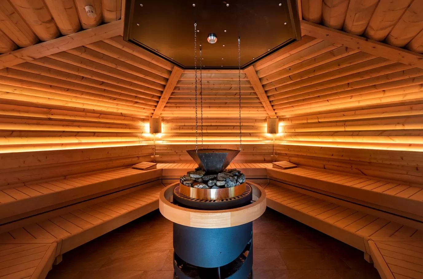 Sauna in Wellnesshotel Seeschlößchen - Privat- Spa & Naturresort