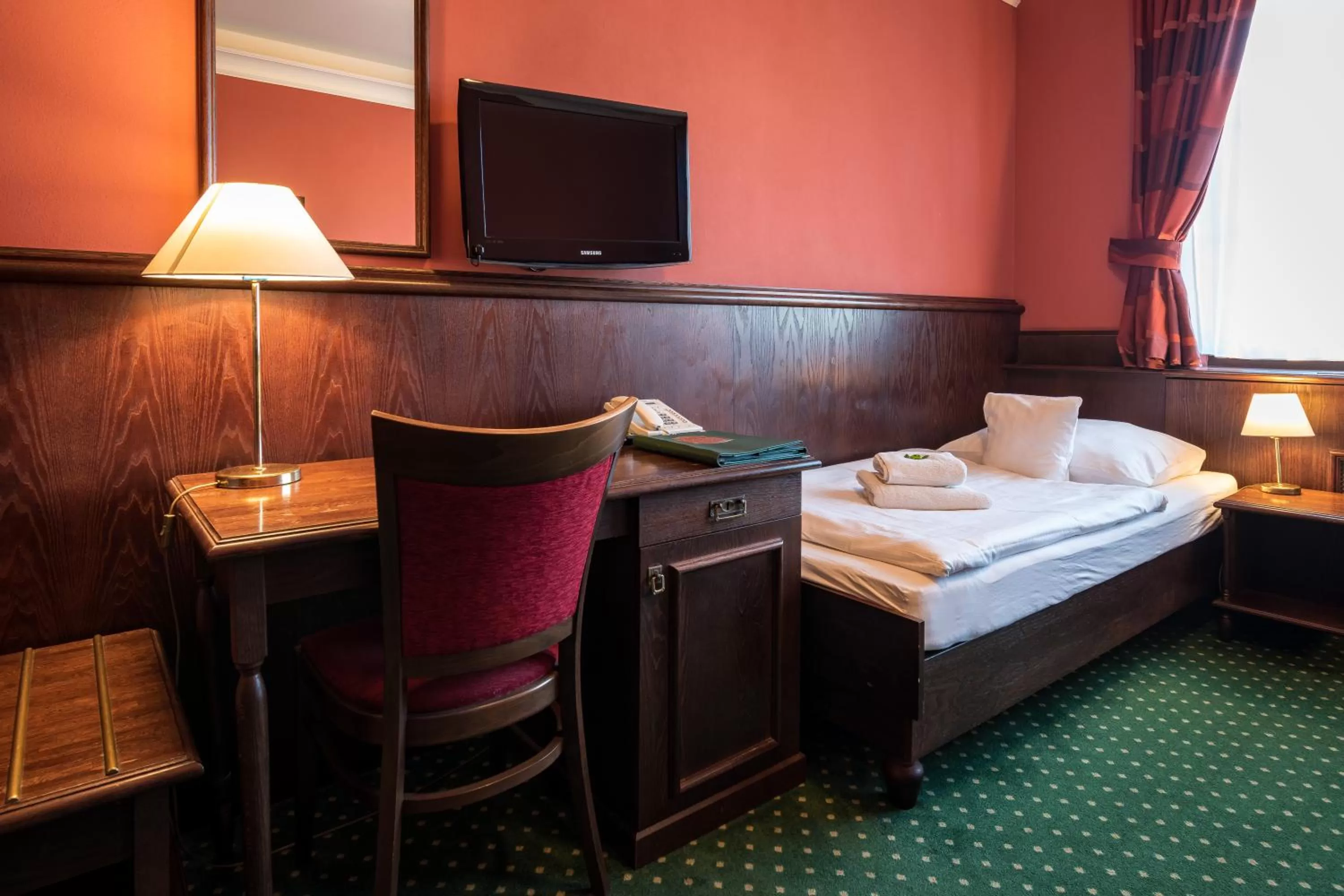 Bed in Hotel U Hejtmana Šarovce