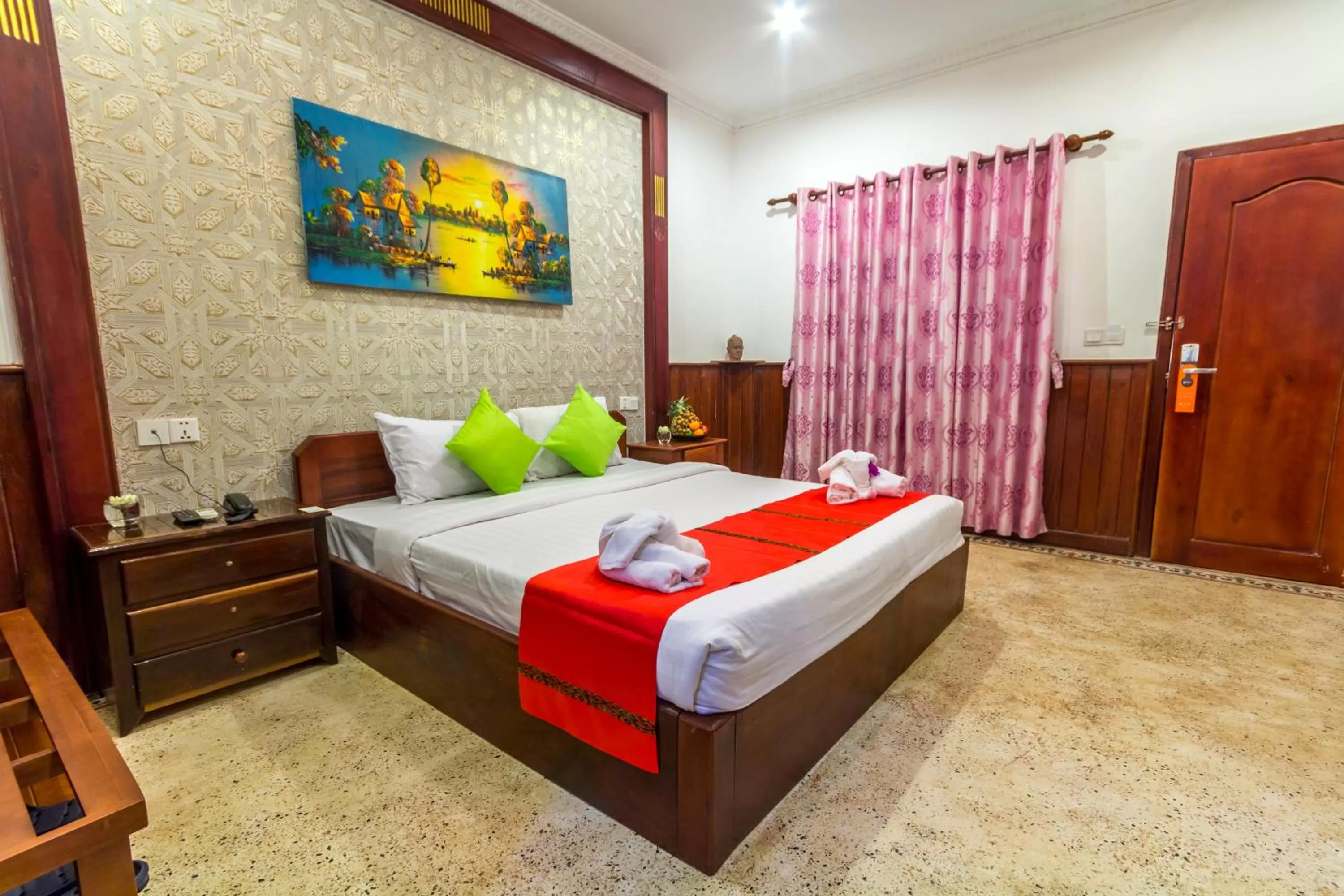 Bed in BayStone Resort