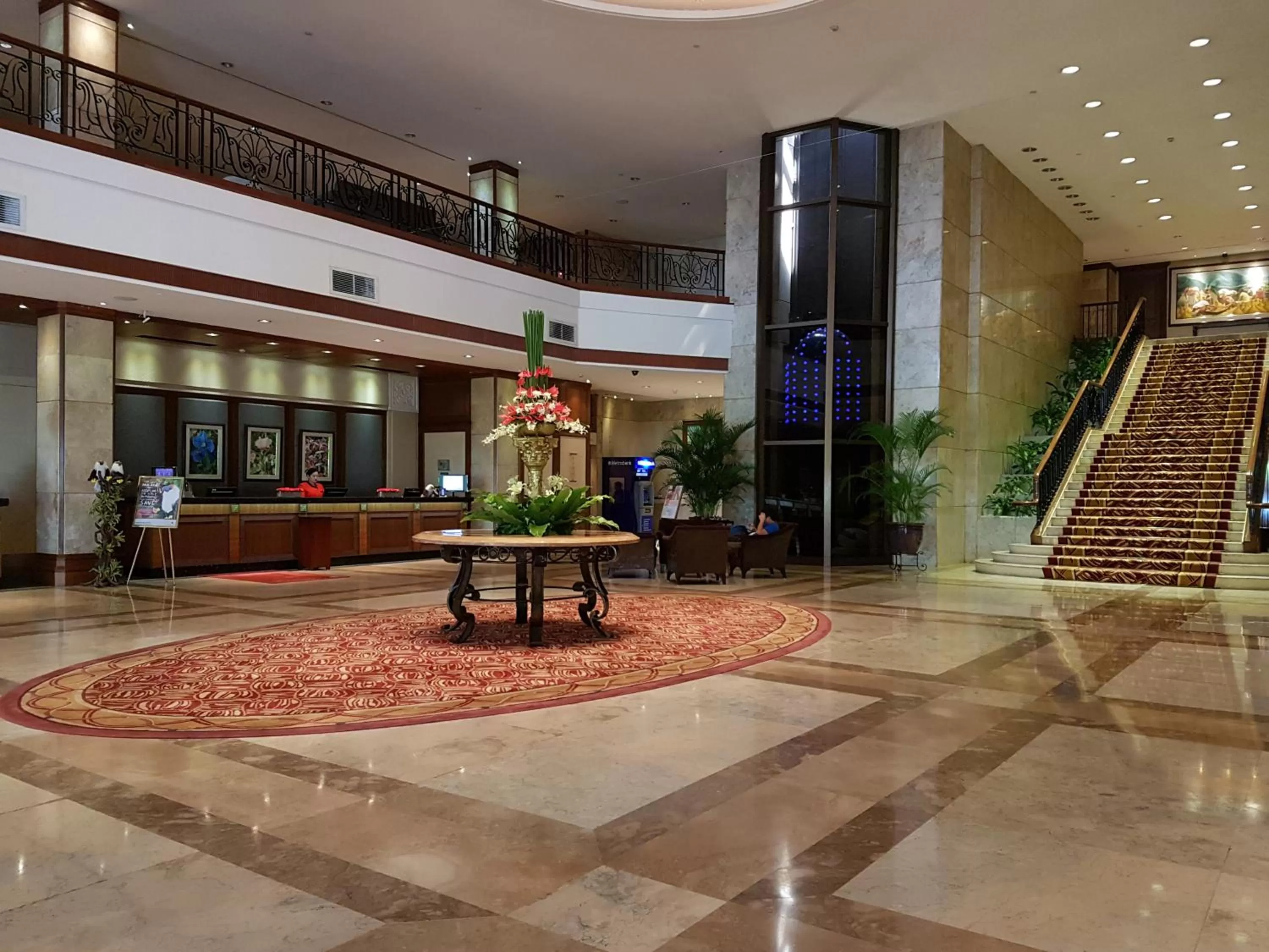 Lobby or reception in Marco Polo Plaza Cebu