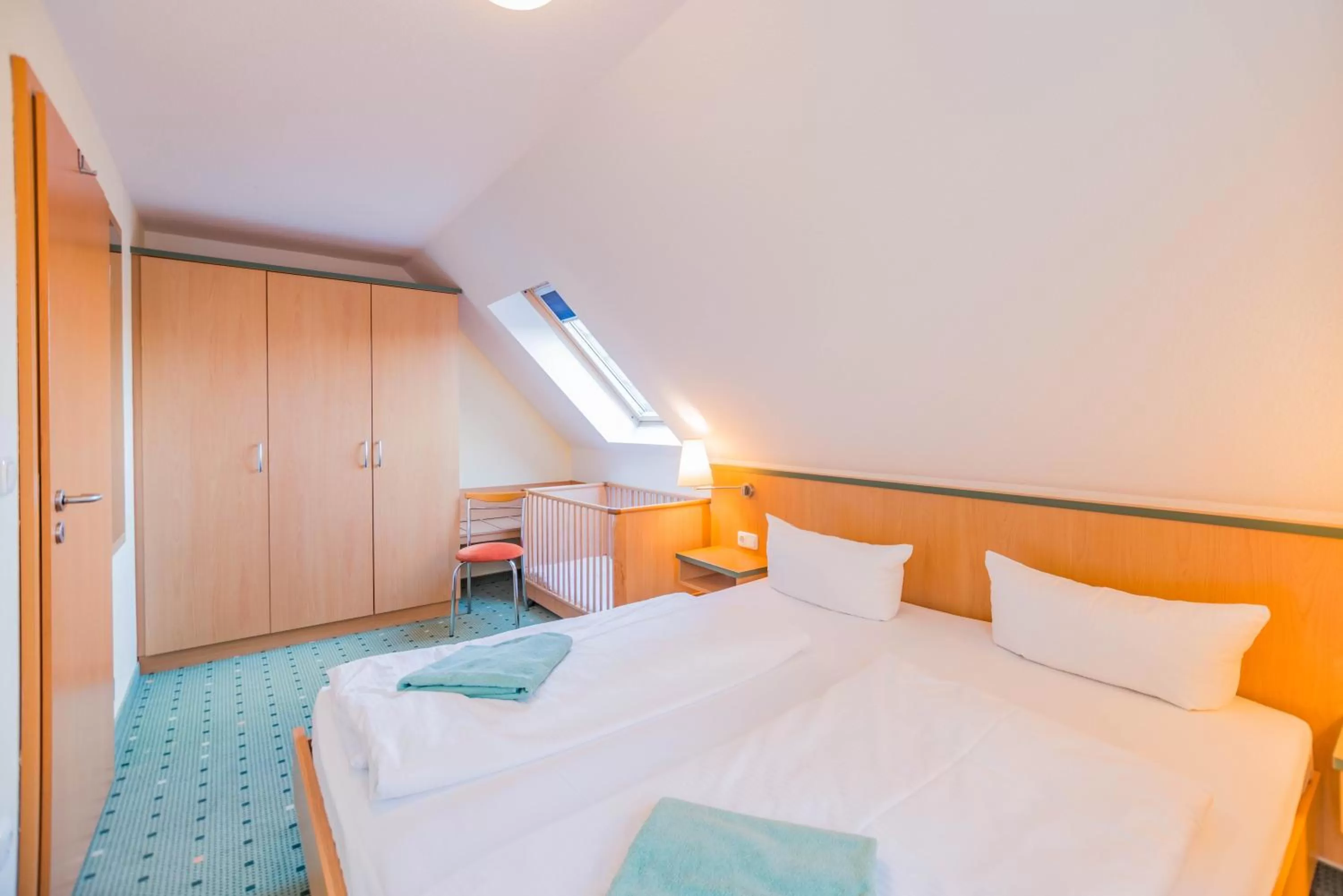 Bed in Am Weststrand Apartmenthaus Waldeck