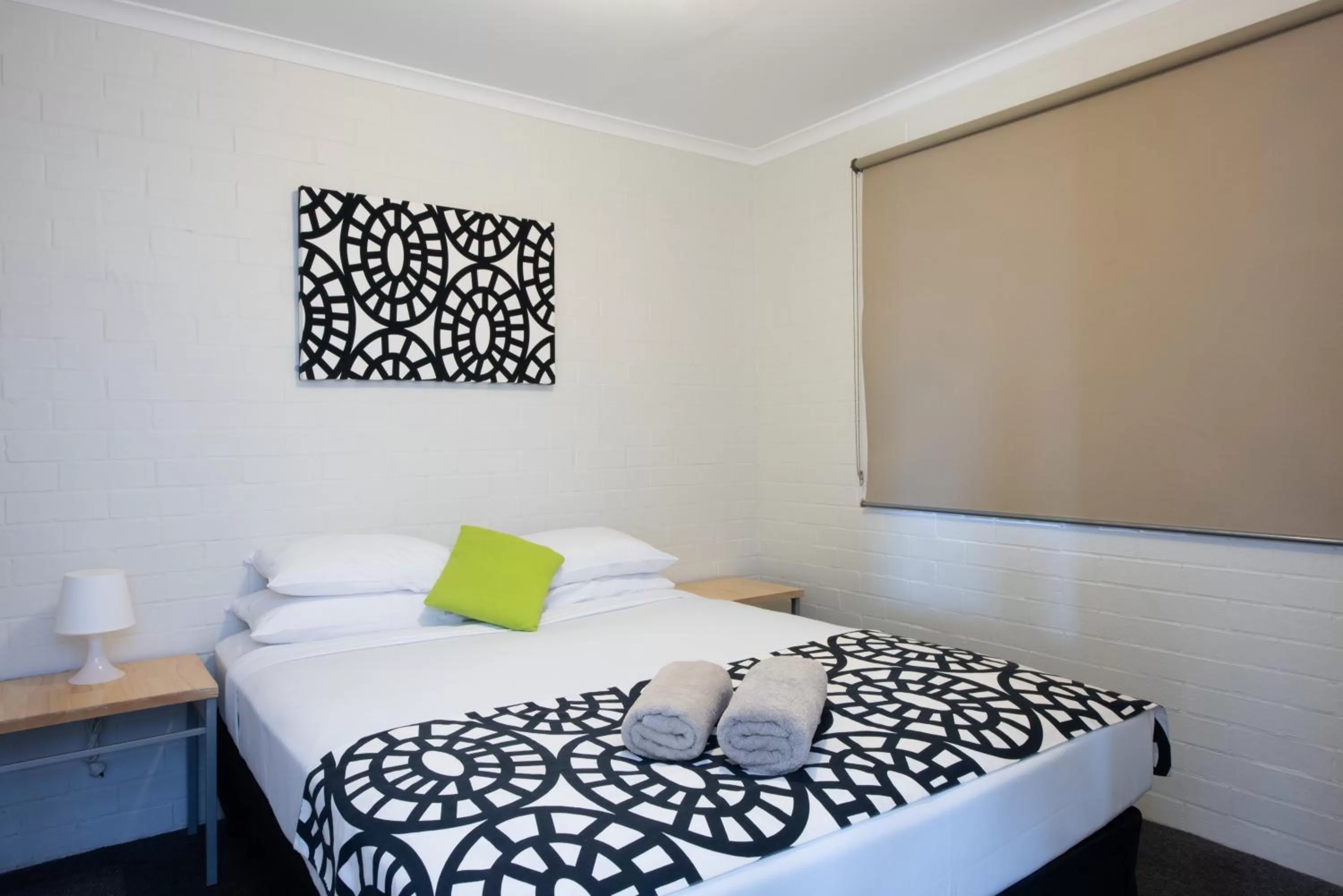 Bed in Geraldton's Ocean West Holiday Units & Short Stay Accommodation