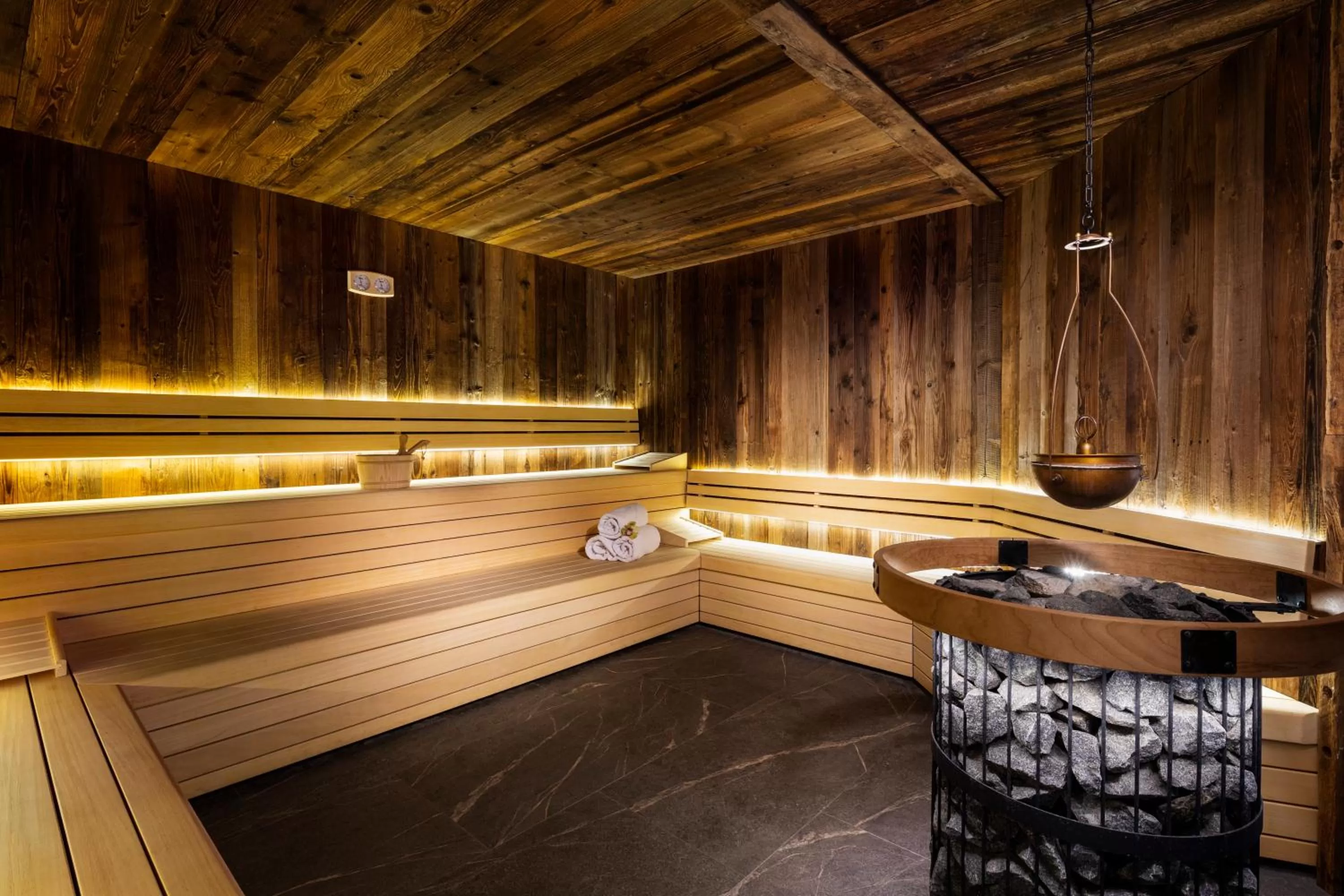 Sauna in Kings' Valley Medical & Spa Hotel