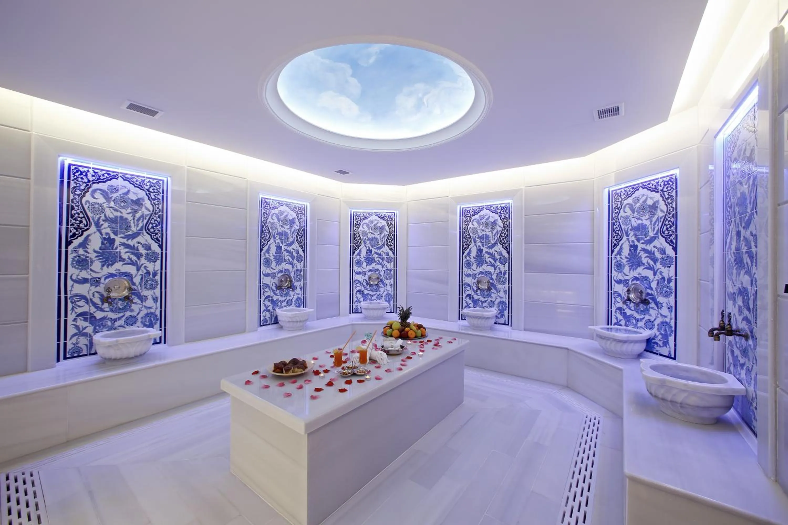 Steam room in Gonluferah Thermal Hotel