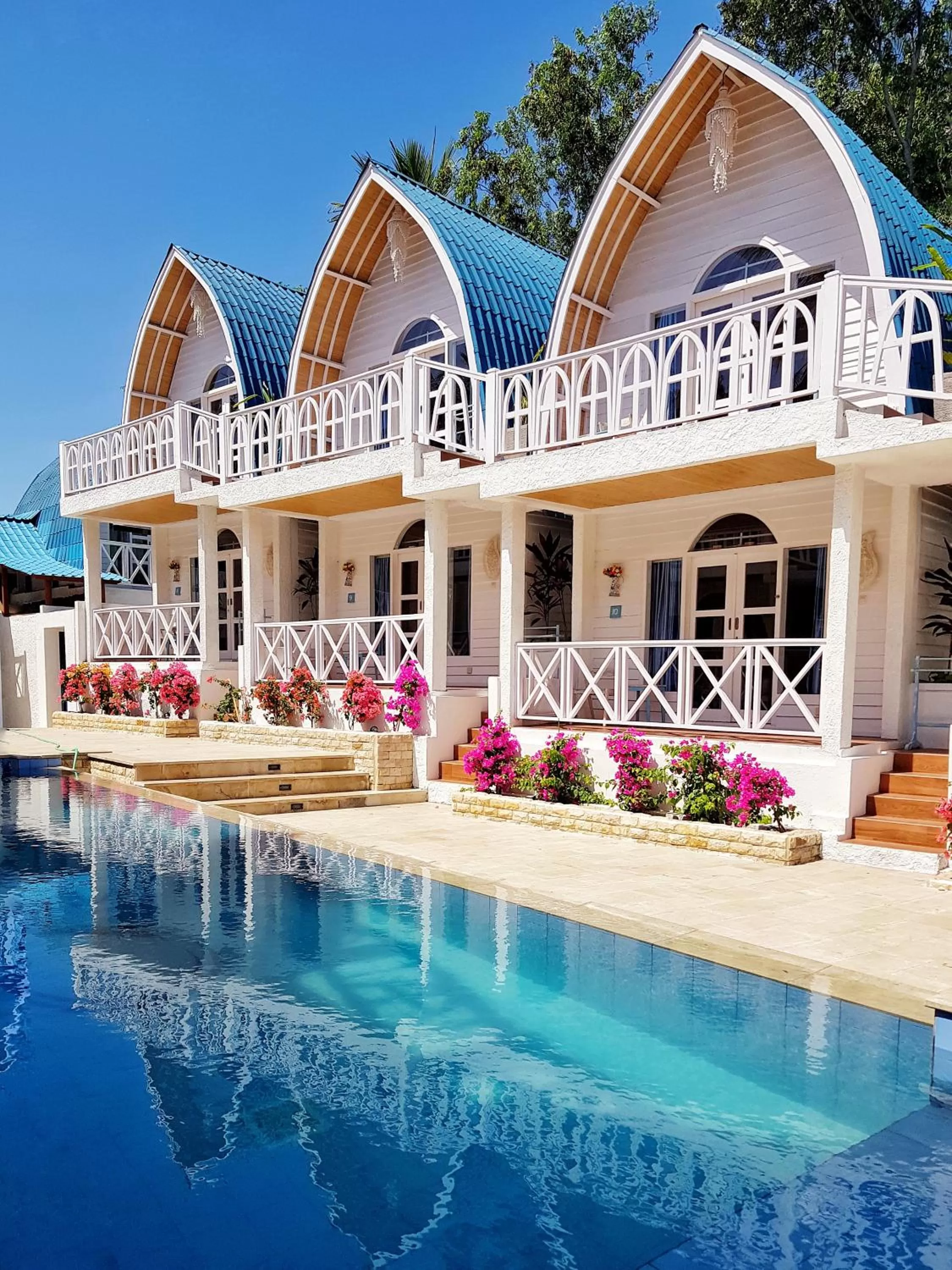 Property building in Santorini Beach Resort