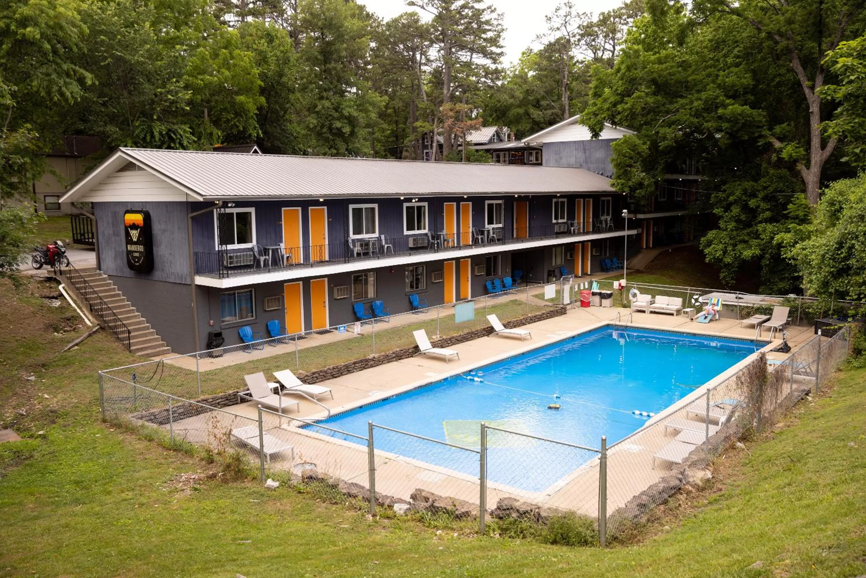Pool View in The Wanderoo Lodge