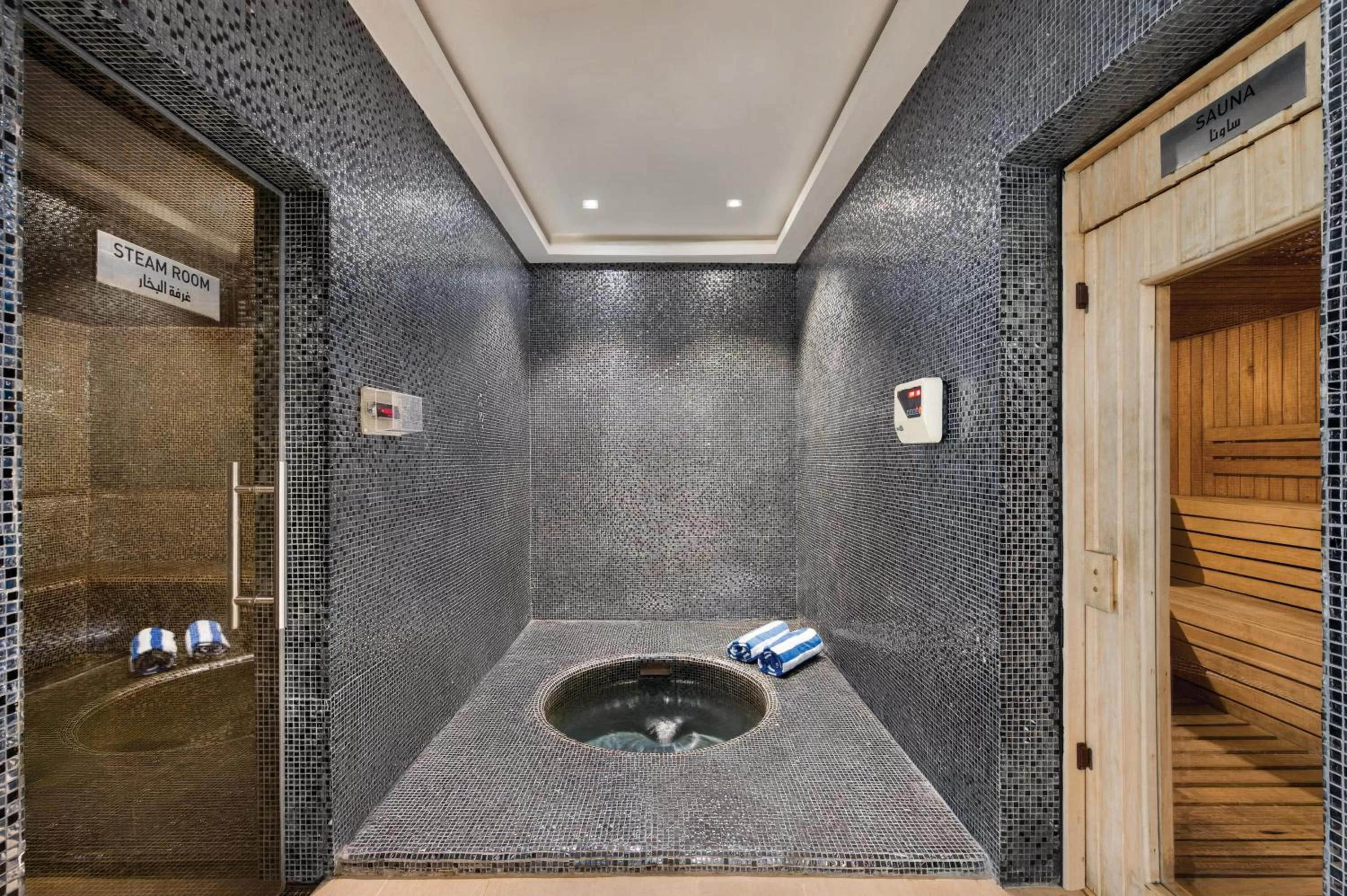 Sauna in Wyndham Doha West Bay