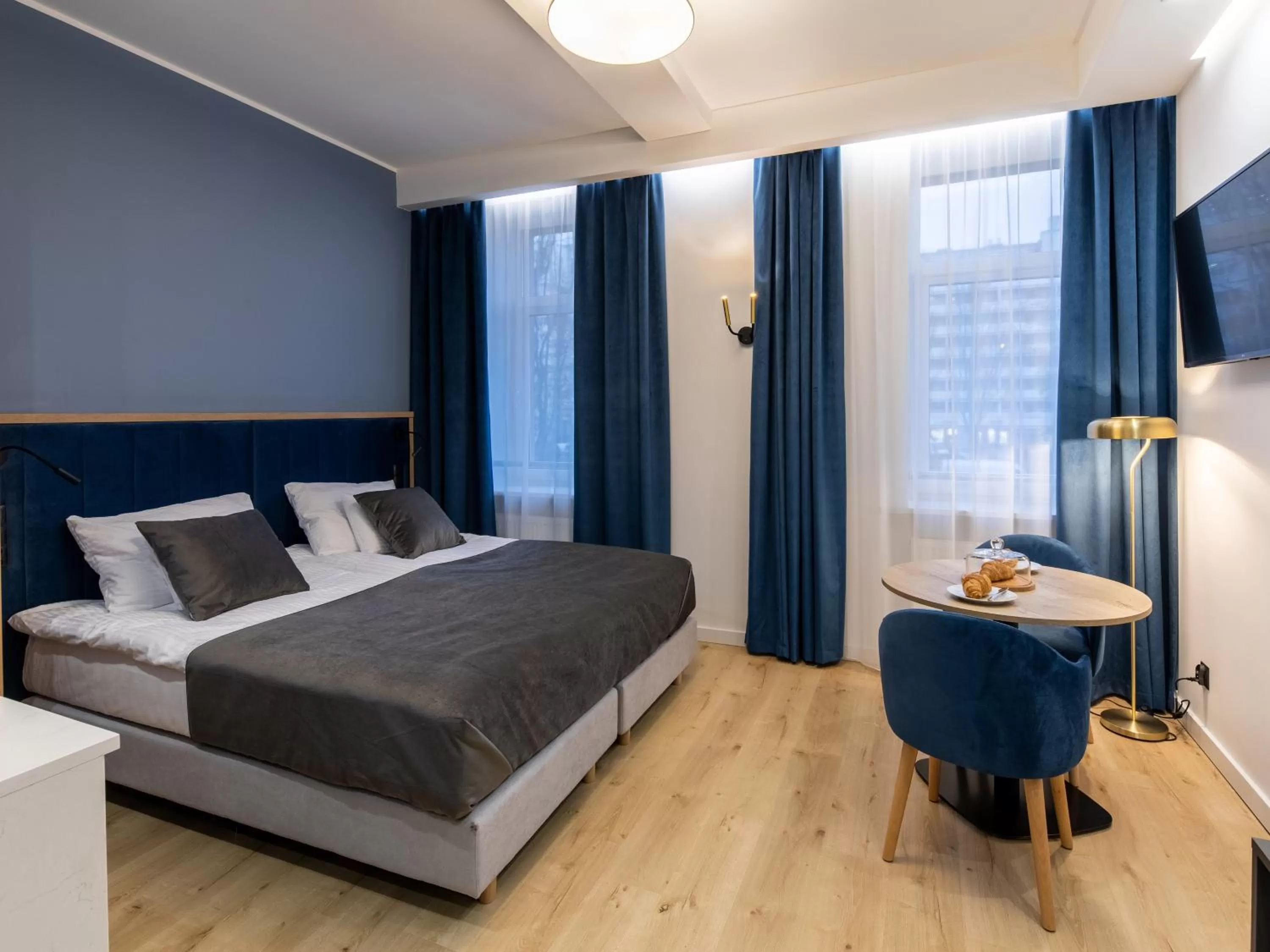 Bed in SQUARE APARTMENTS GDYNIA