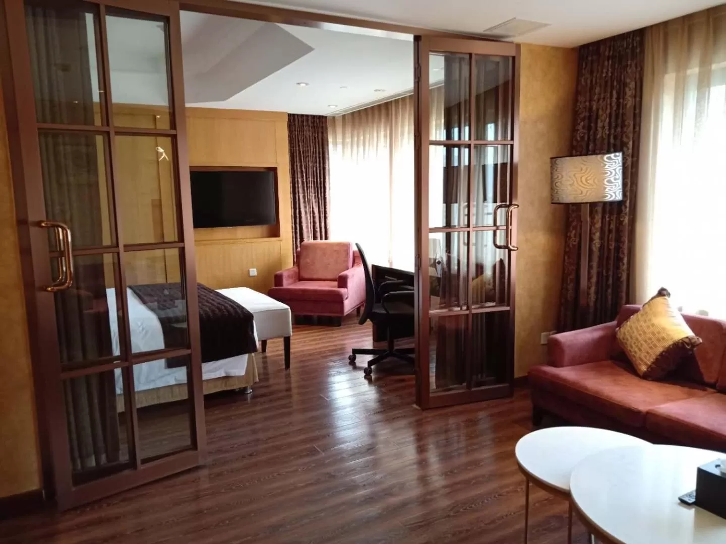 Photo of the whole room, Bed in Marco Polo Parkside, Beijing