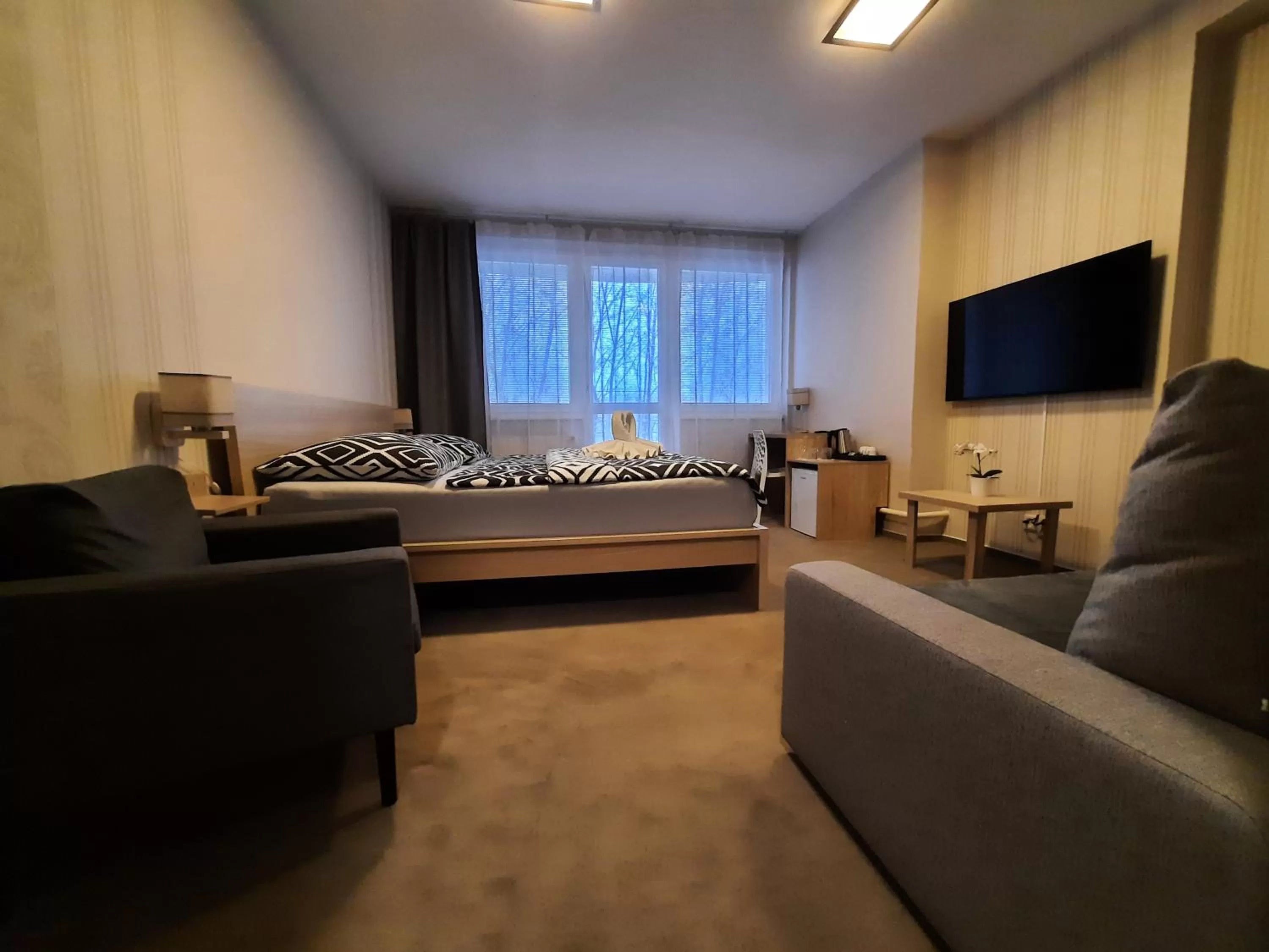 Bed in Hotel Boršičanka