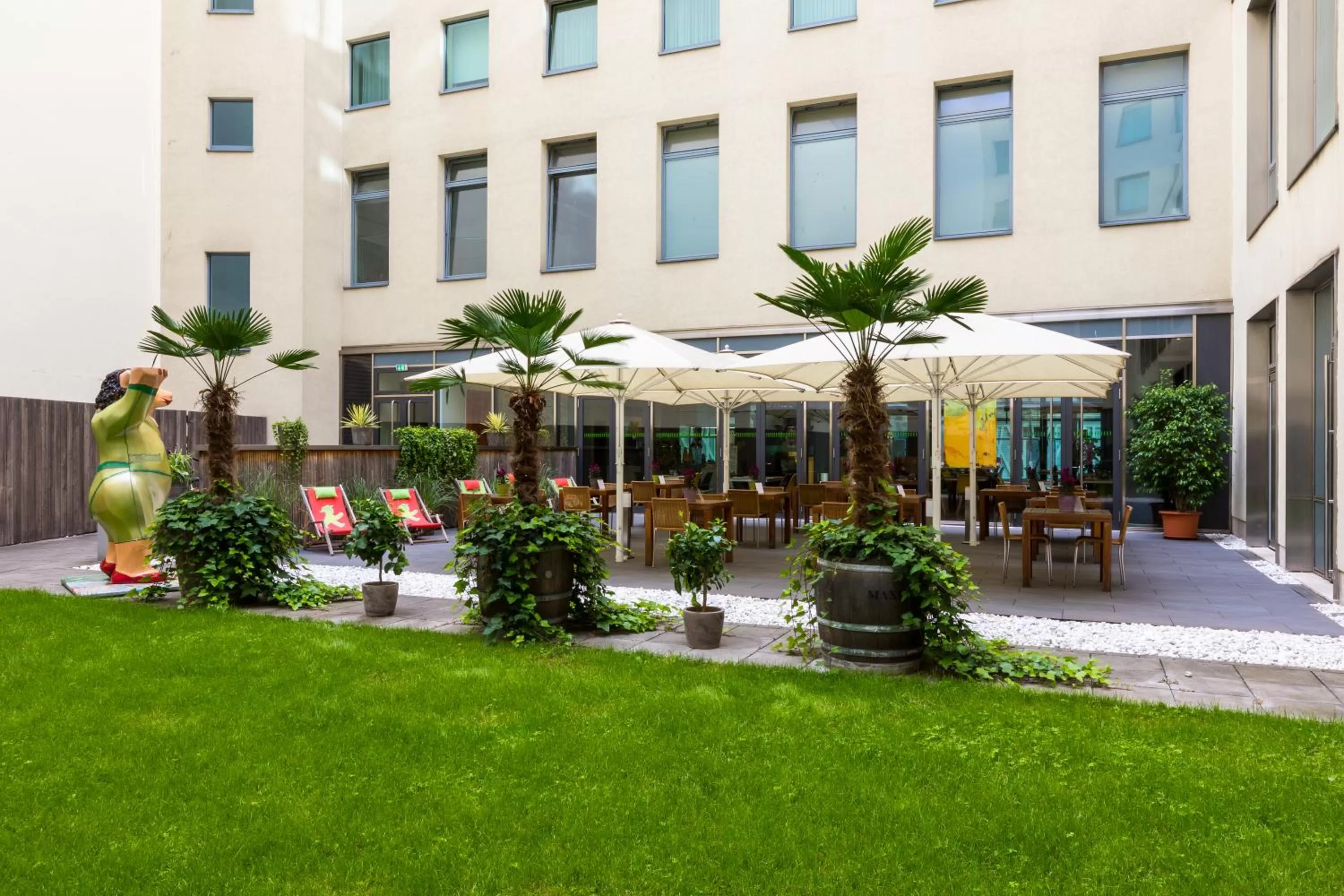 Garden in Lindner Hotel Berlin Ku'damm, part of JdV by Hyatt