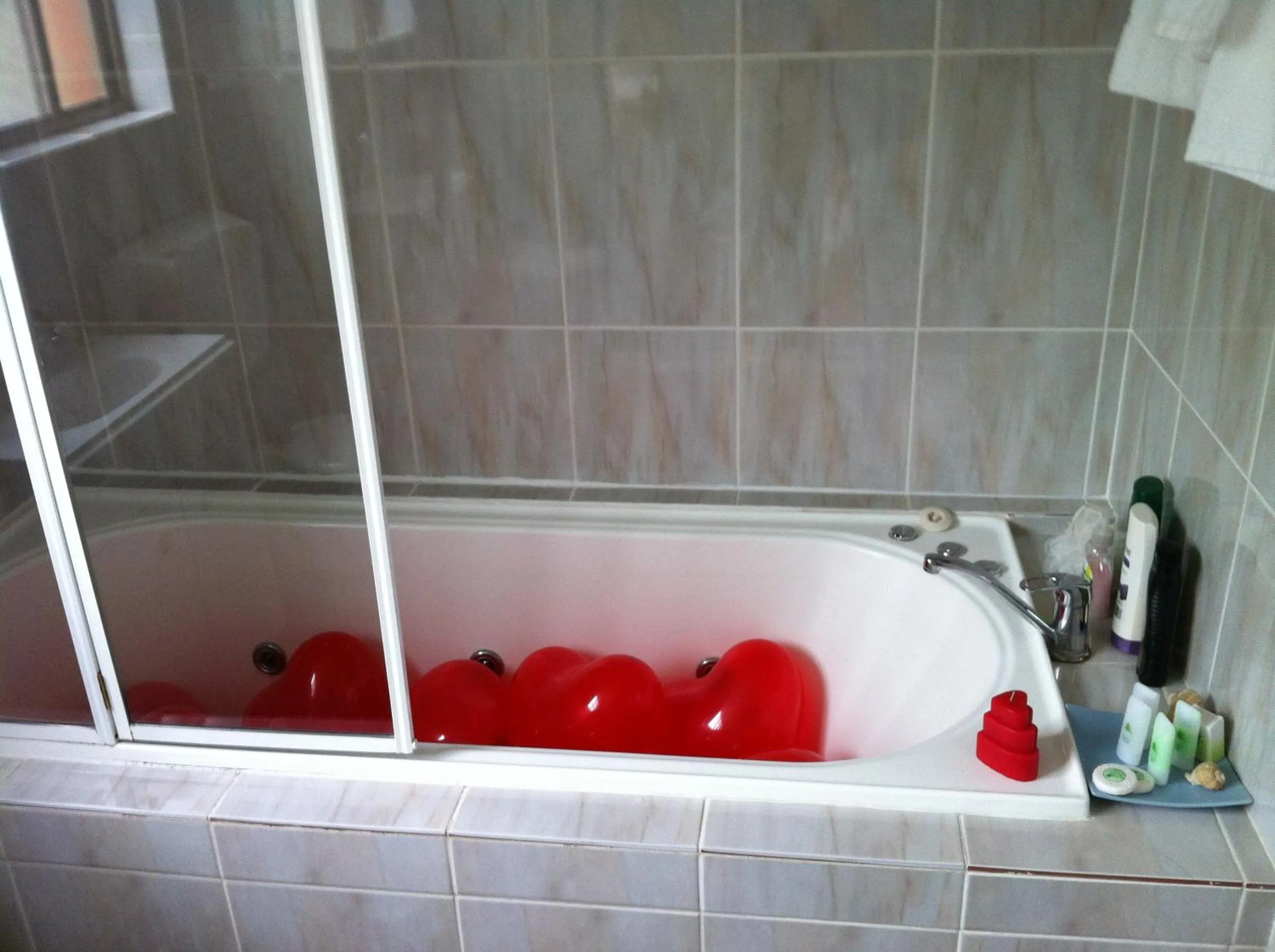 Bathroom in Poet's Recall Motel