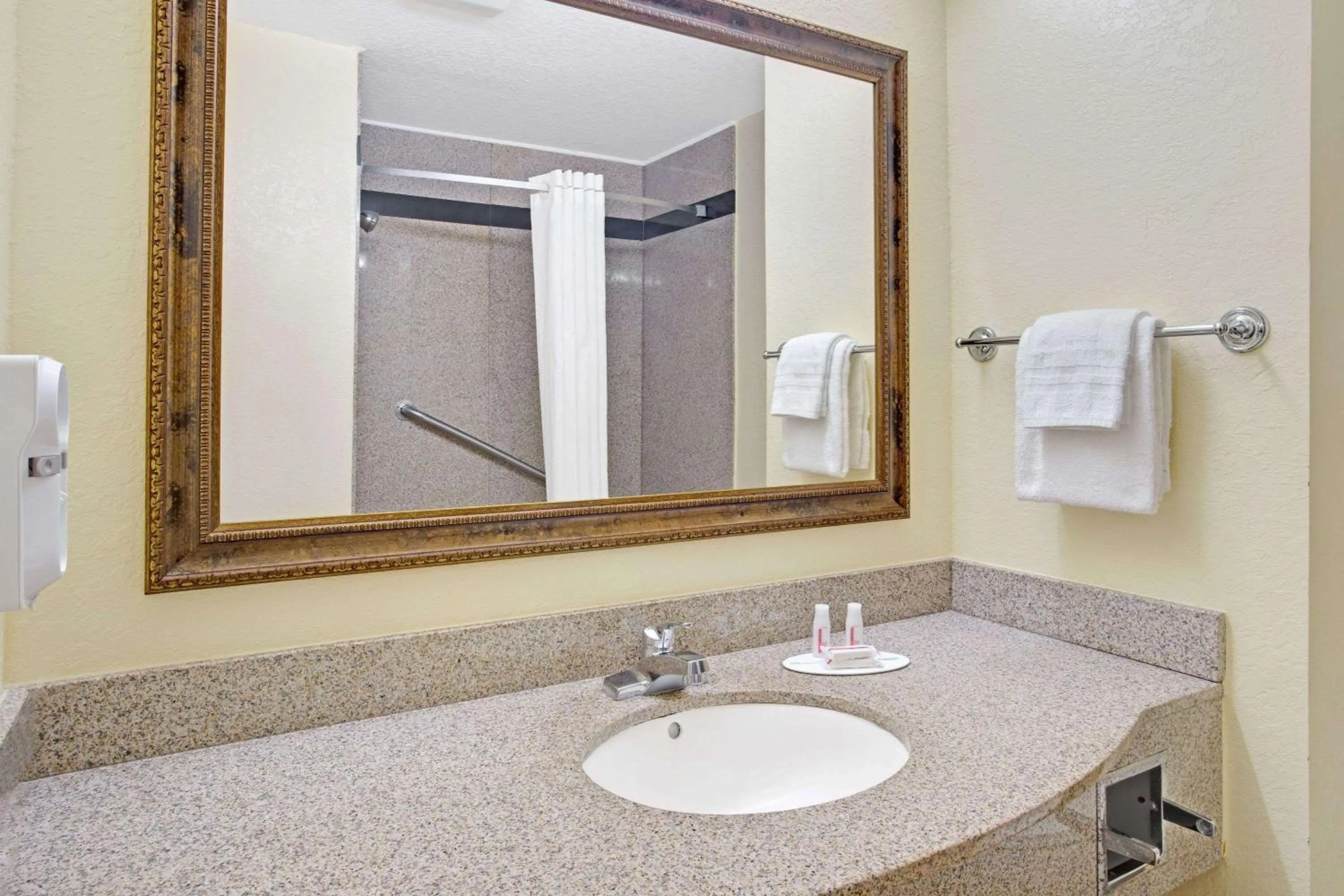 Shower in Super 8 by Wyndham Daytona Beach