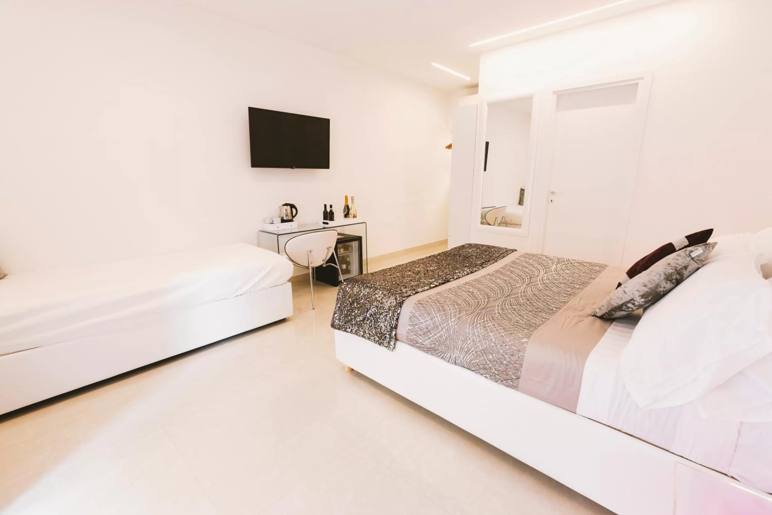 Bed in San Pietro Grand Suite