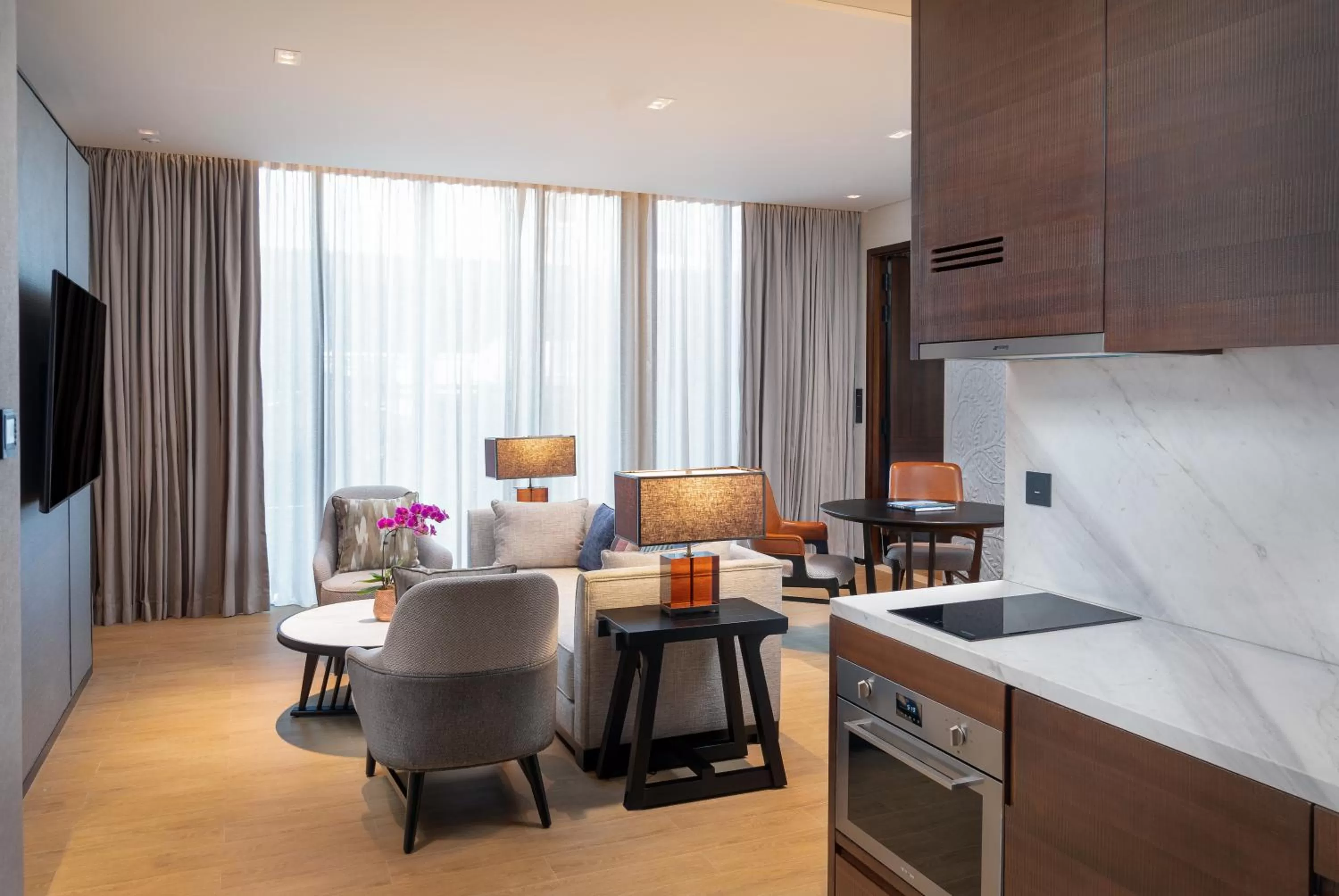 Kitchen or kitchenette in Hyatt Regency Phnom Penh
