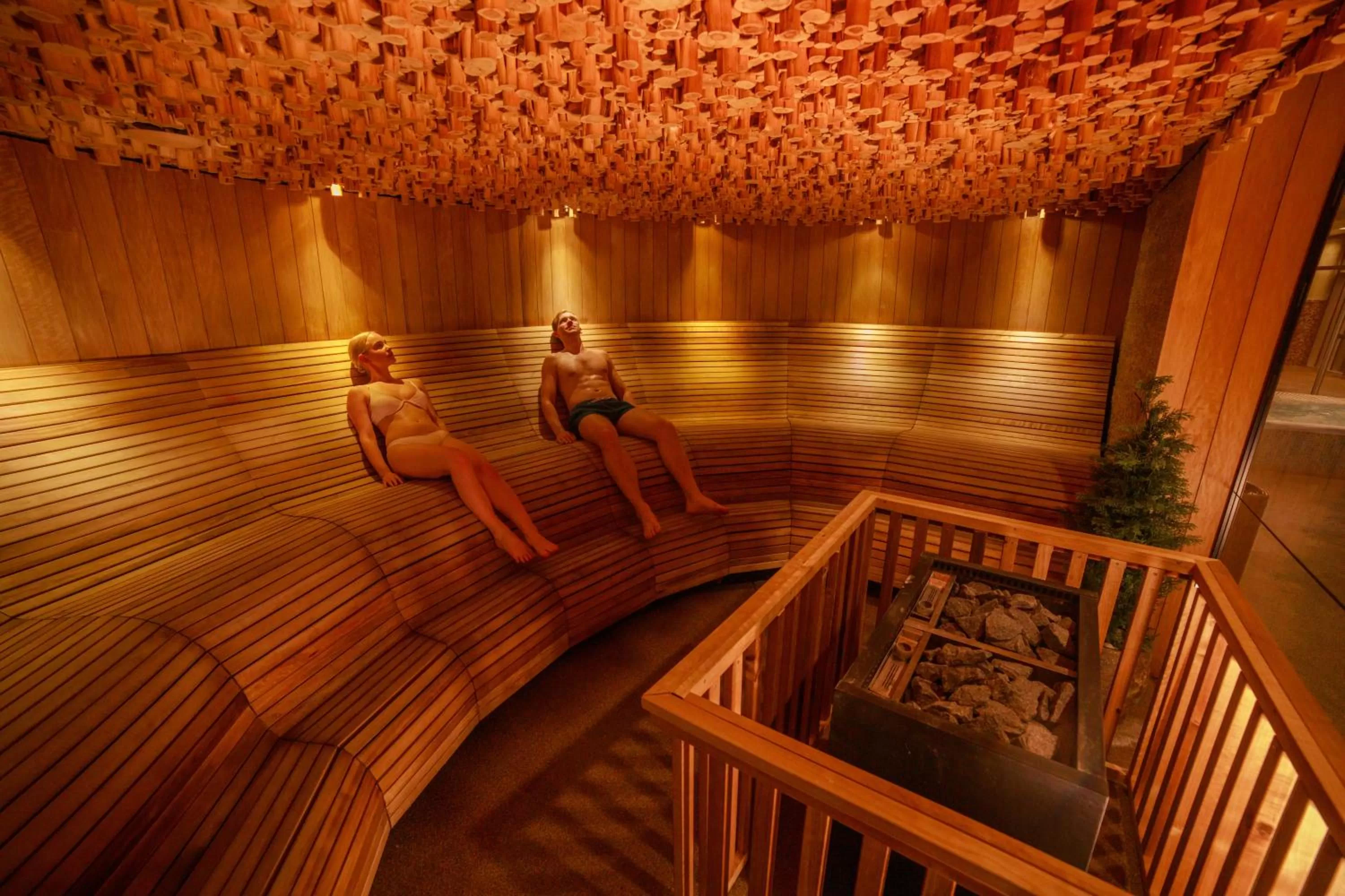 Sauna in Aqva Hotel & Spa