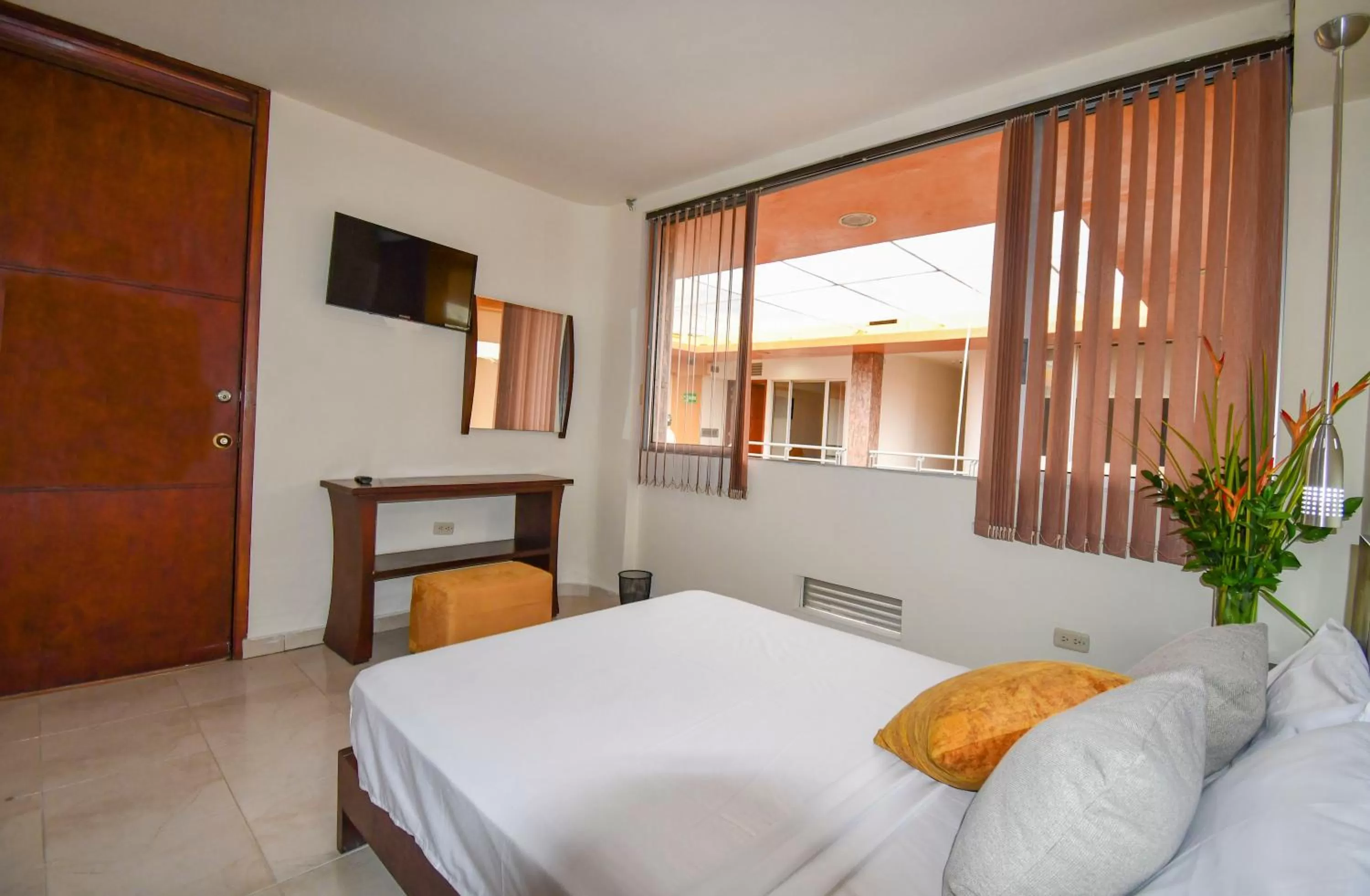 Bed in Hotel Mónaco Armenia