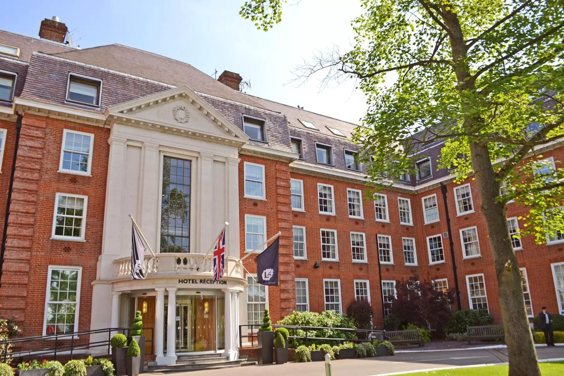 Property building in The Lensbury Resort