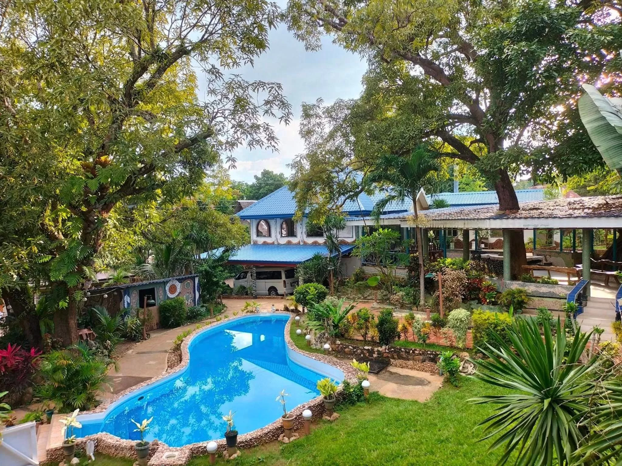 Pool view in Princess of Coron Austrian Resort