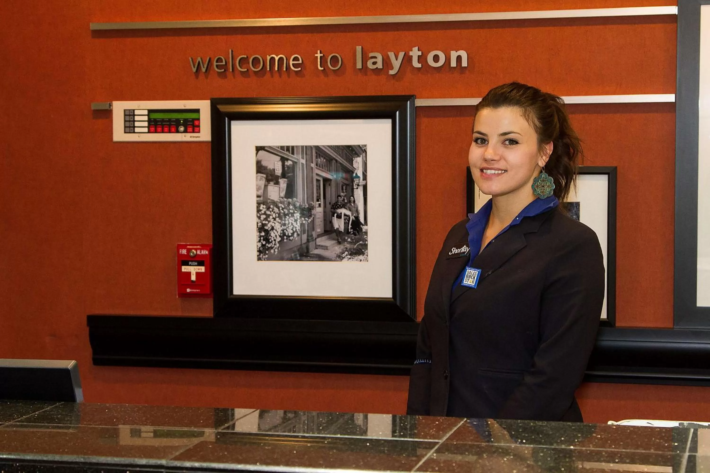 Lobby or reception in Hampton Inn Salt Lake City-Layton