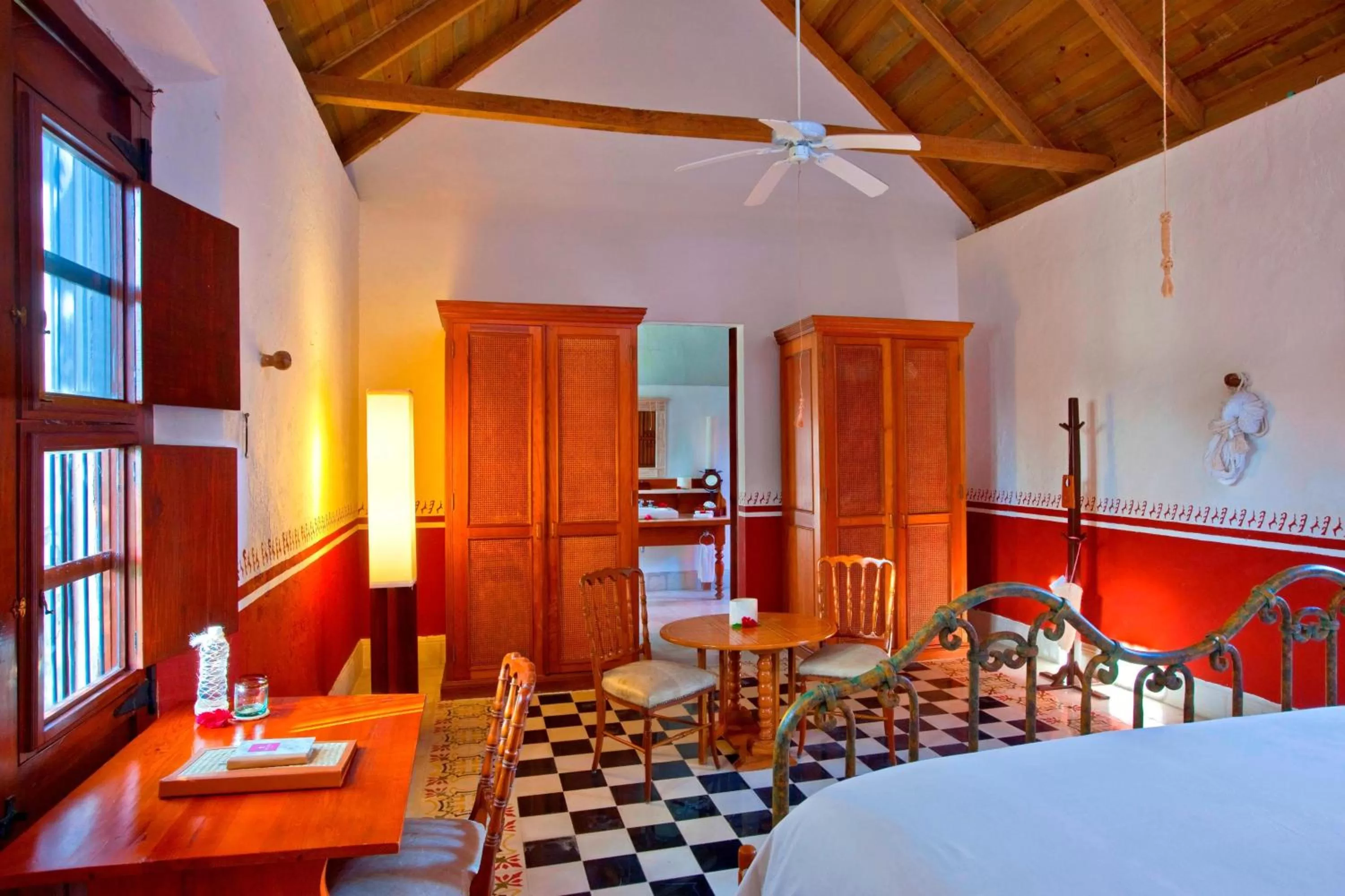 Bed in Hacienda Temozon Sur