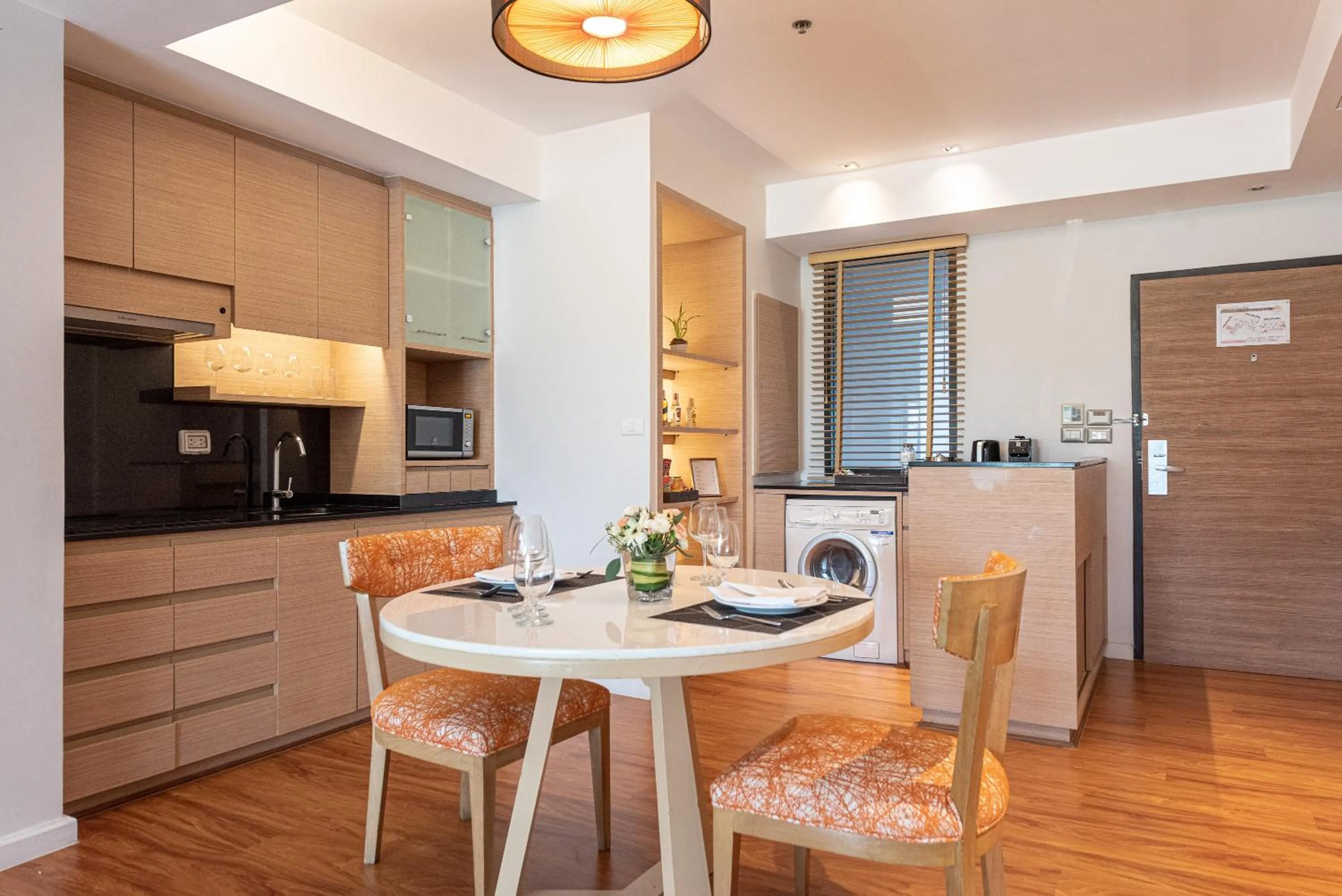 kitchen in Summit Windmill Golf Suite Hotel at Suvarnabhumi