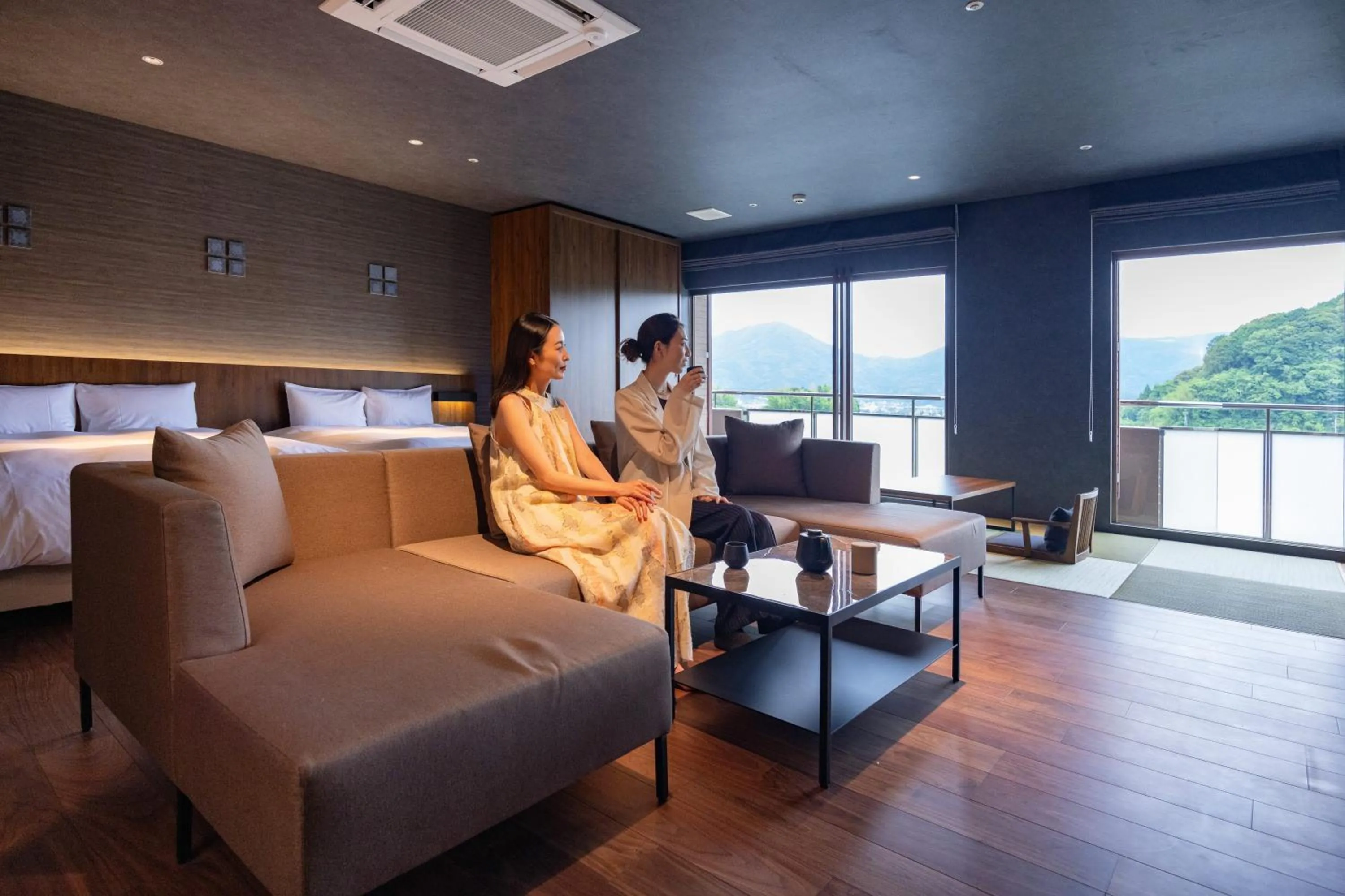 Photo of the whole room in Urari Takeo Garden Terrace Spa Resorts