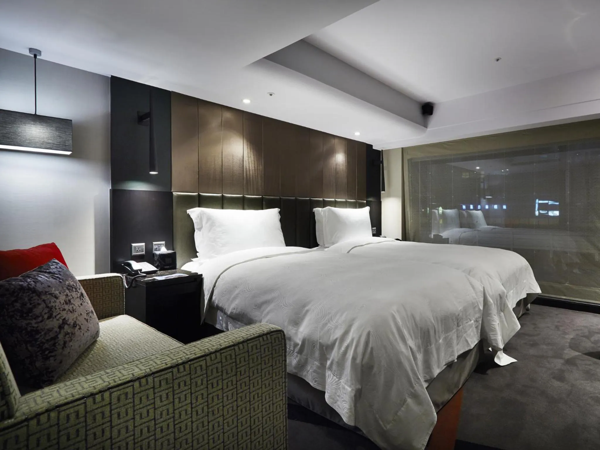 Bed in The Tango Hotel Taipei FuHsing