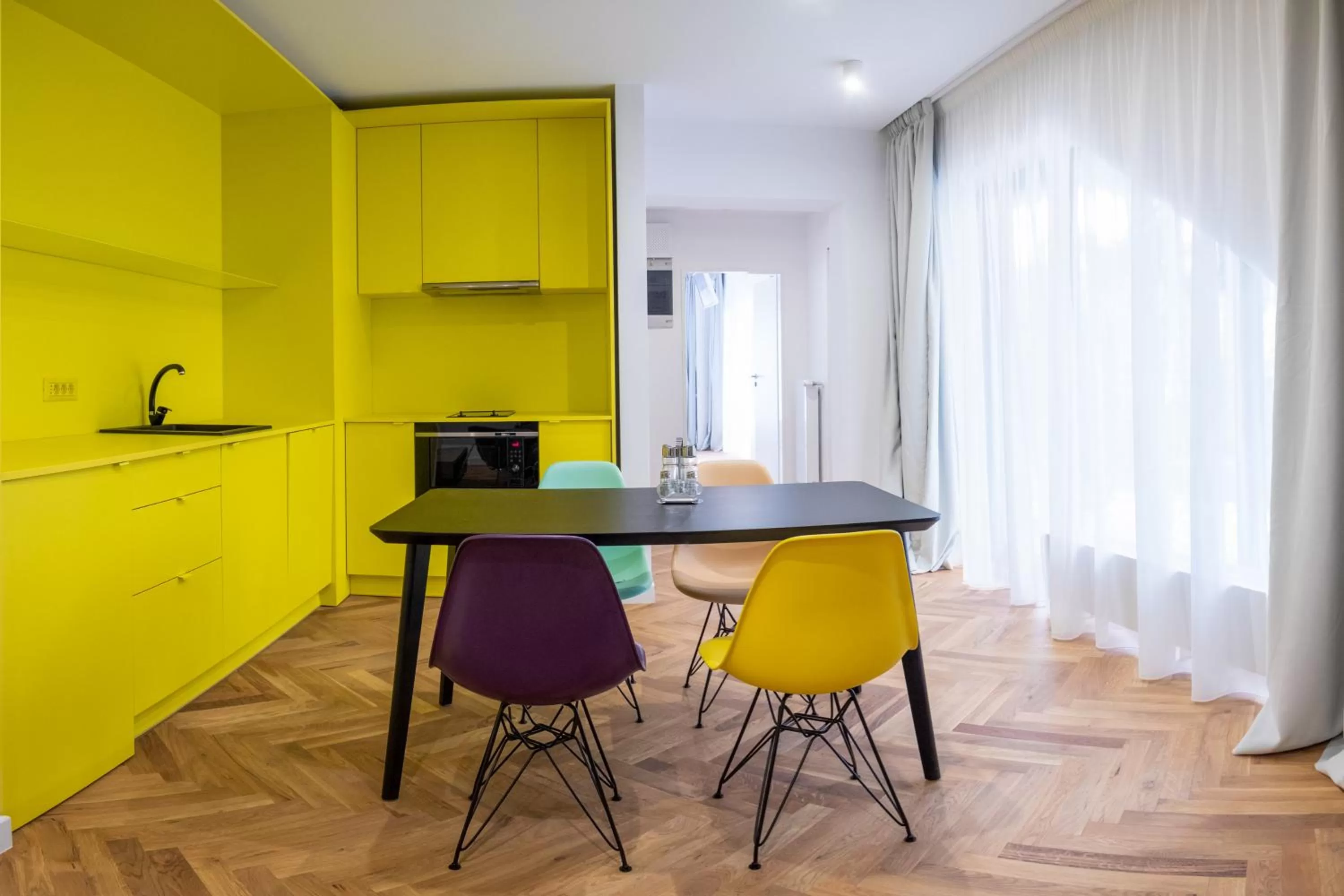 Kitchen or kitchenette in Aparthotel Blend City Center