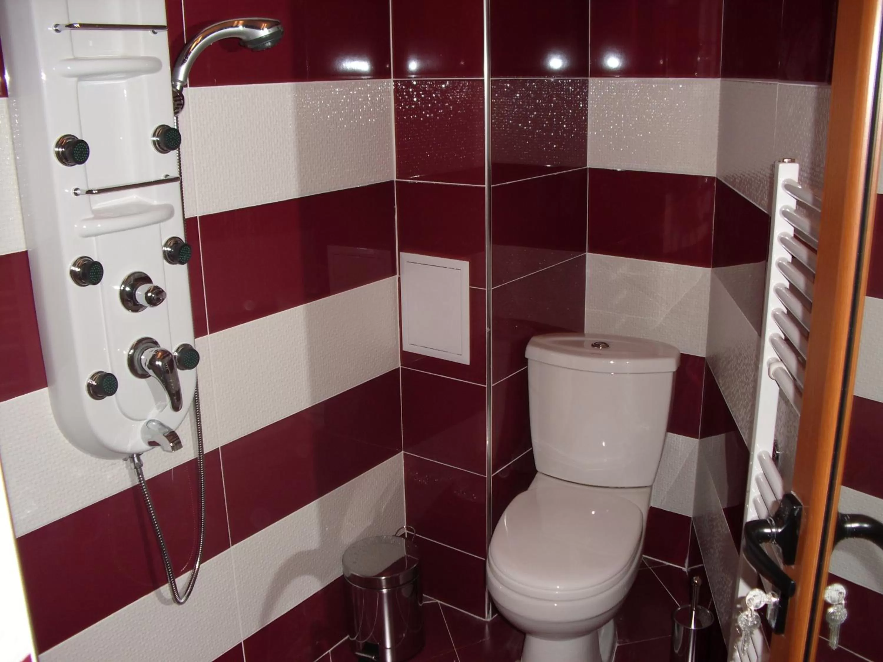 Bathroom in Family Hotel Malibu