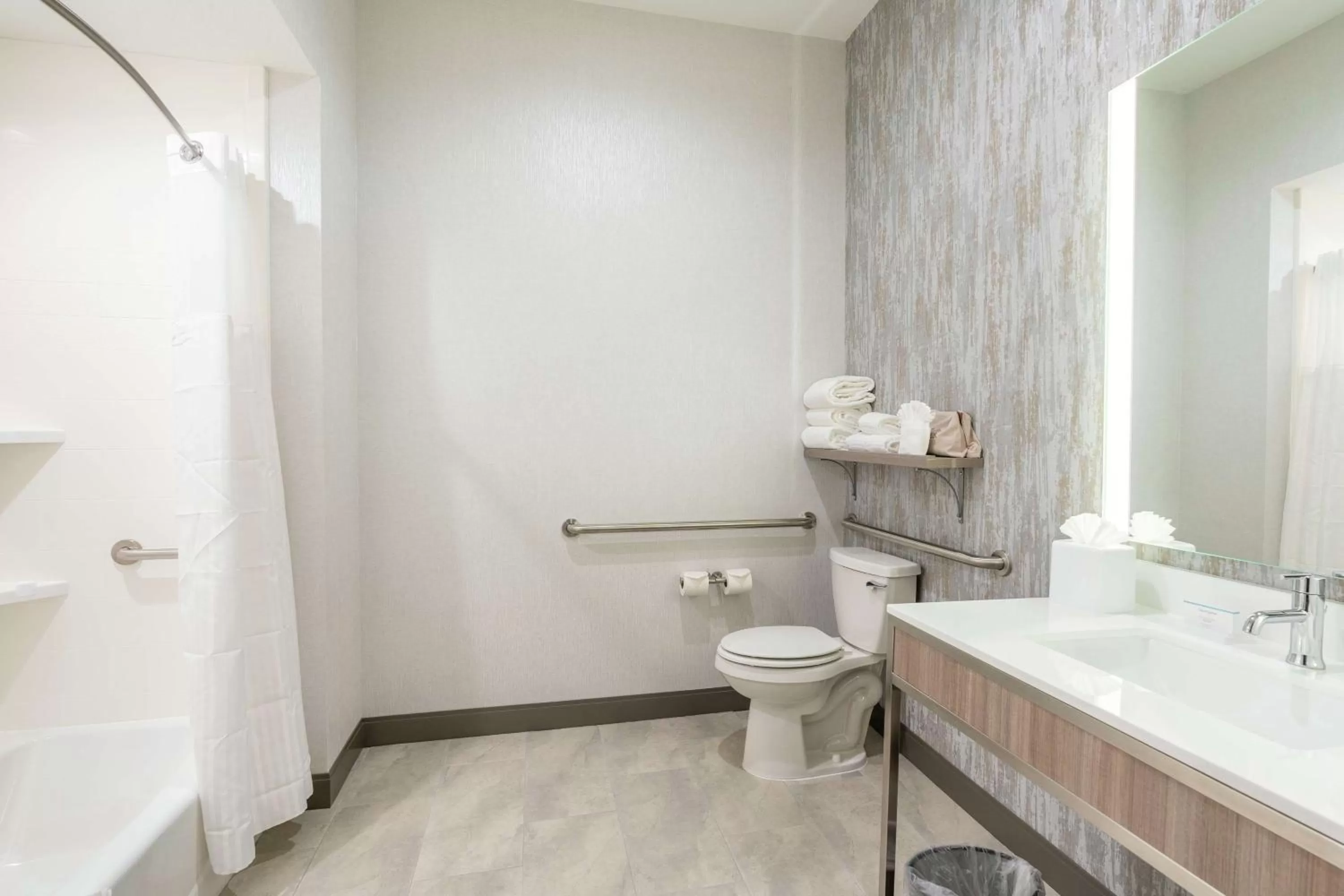 Bathroom in Hilton Garden Inn Wichita Downtown, Ks