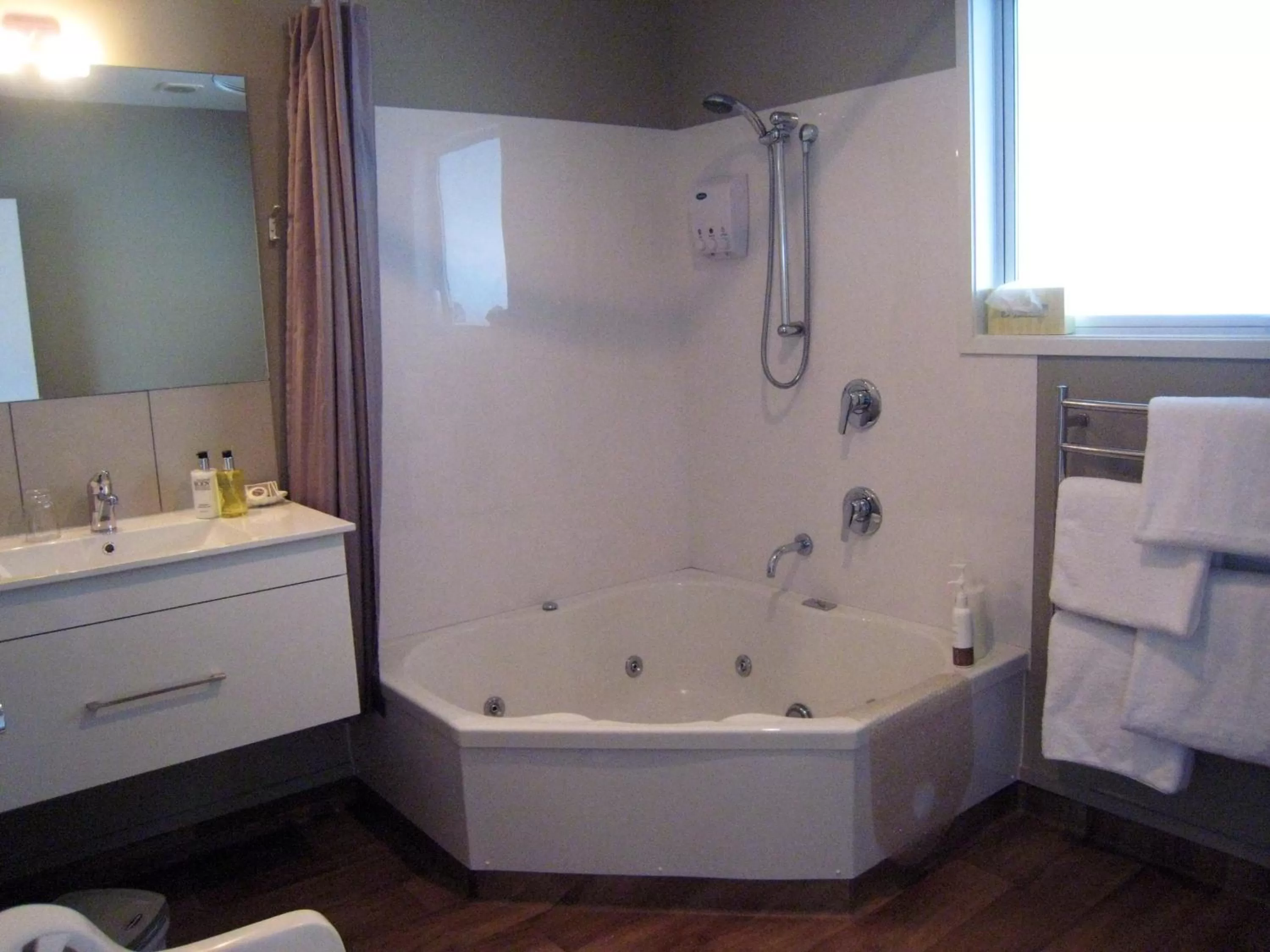 Shower in Buller Court on Palmerston