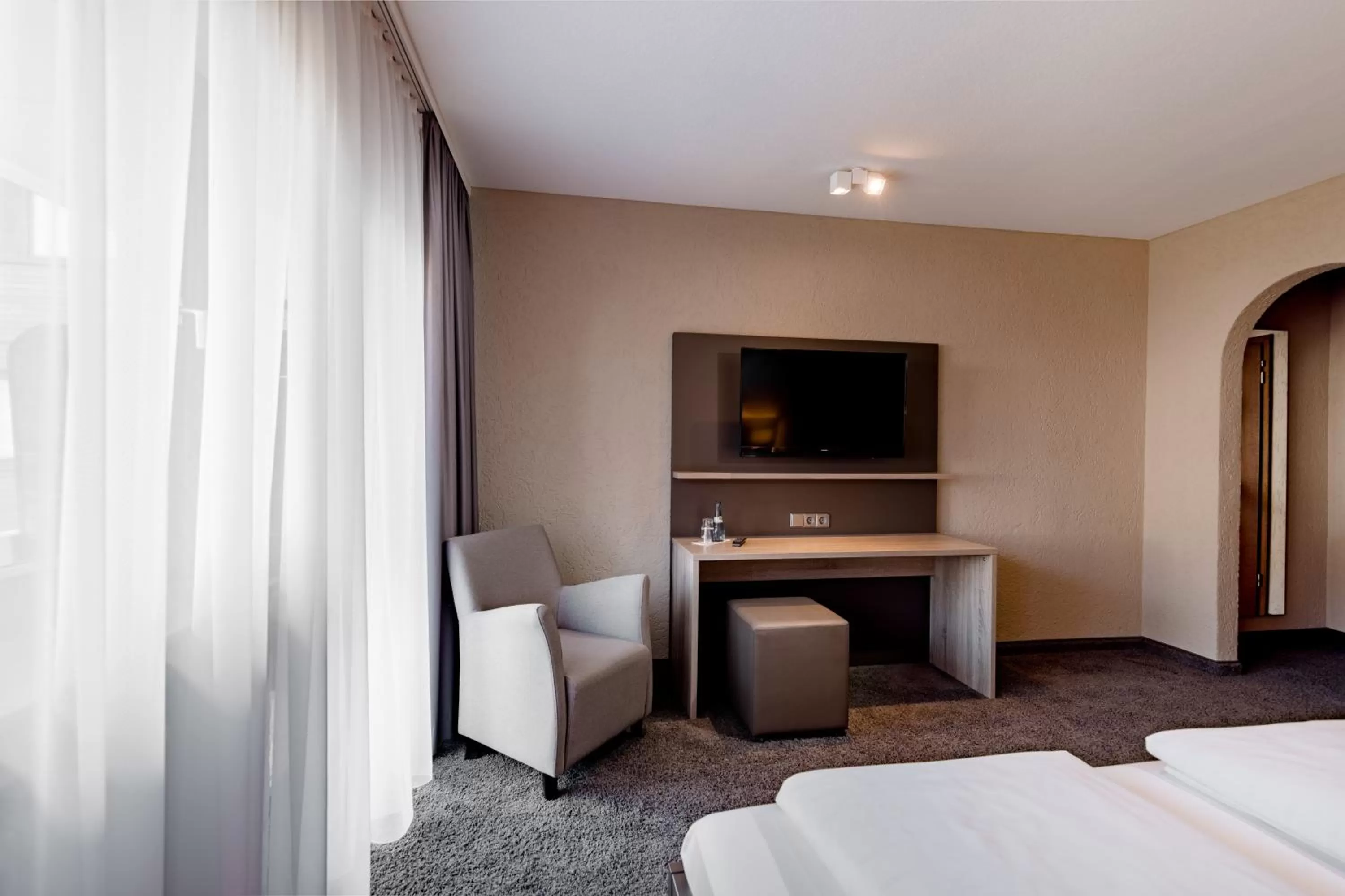 Bed in Hotel & Restaurant Becher