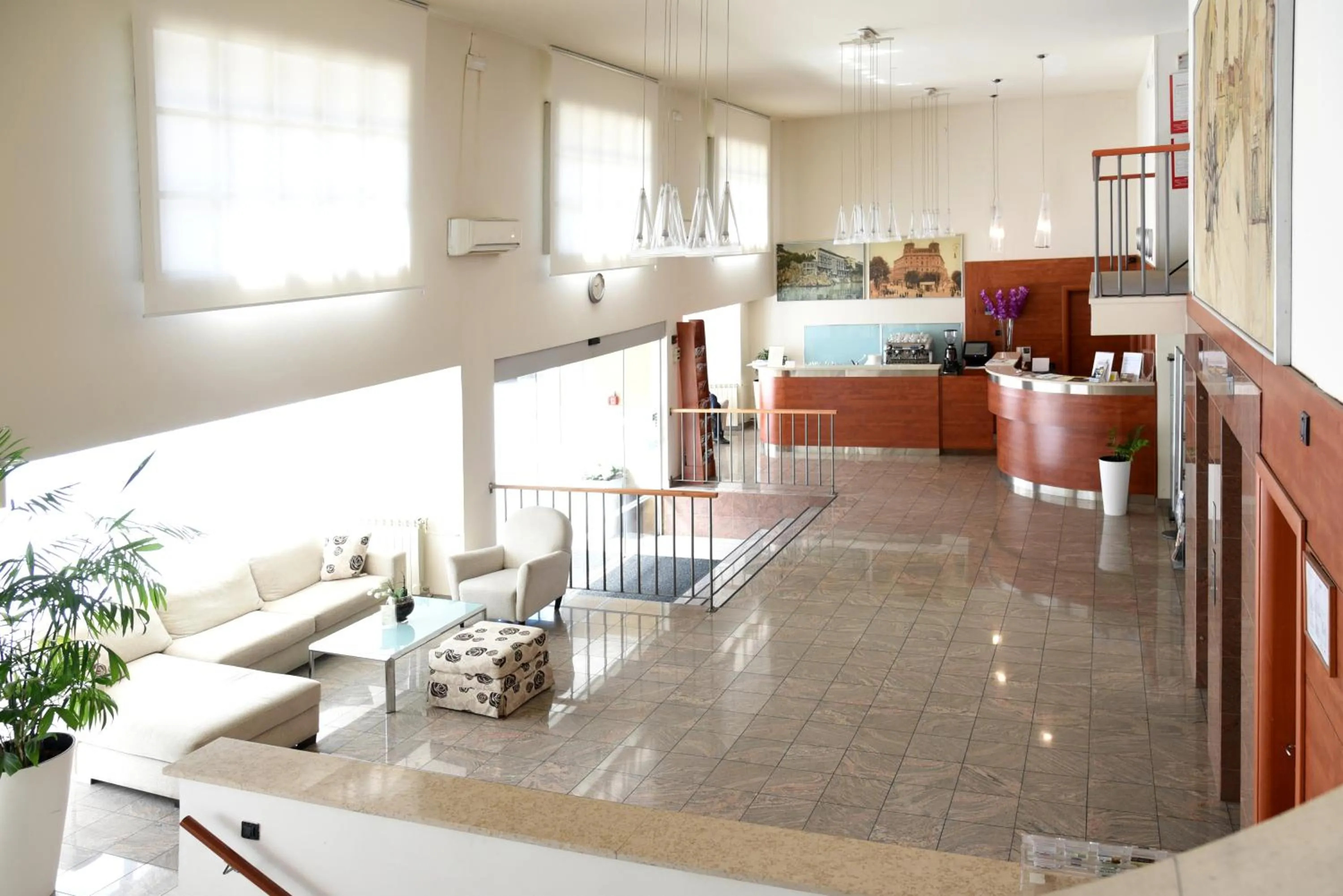 Lobby or reception in Hotel Neboder