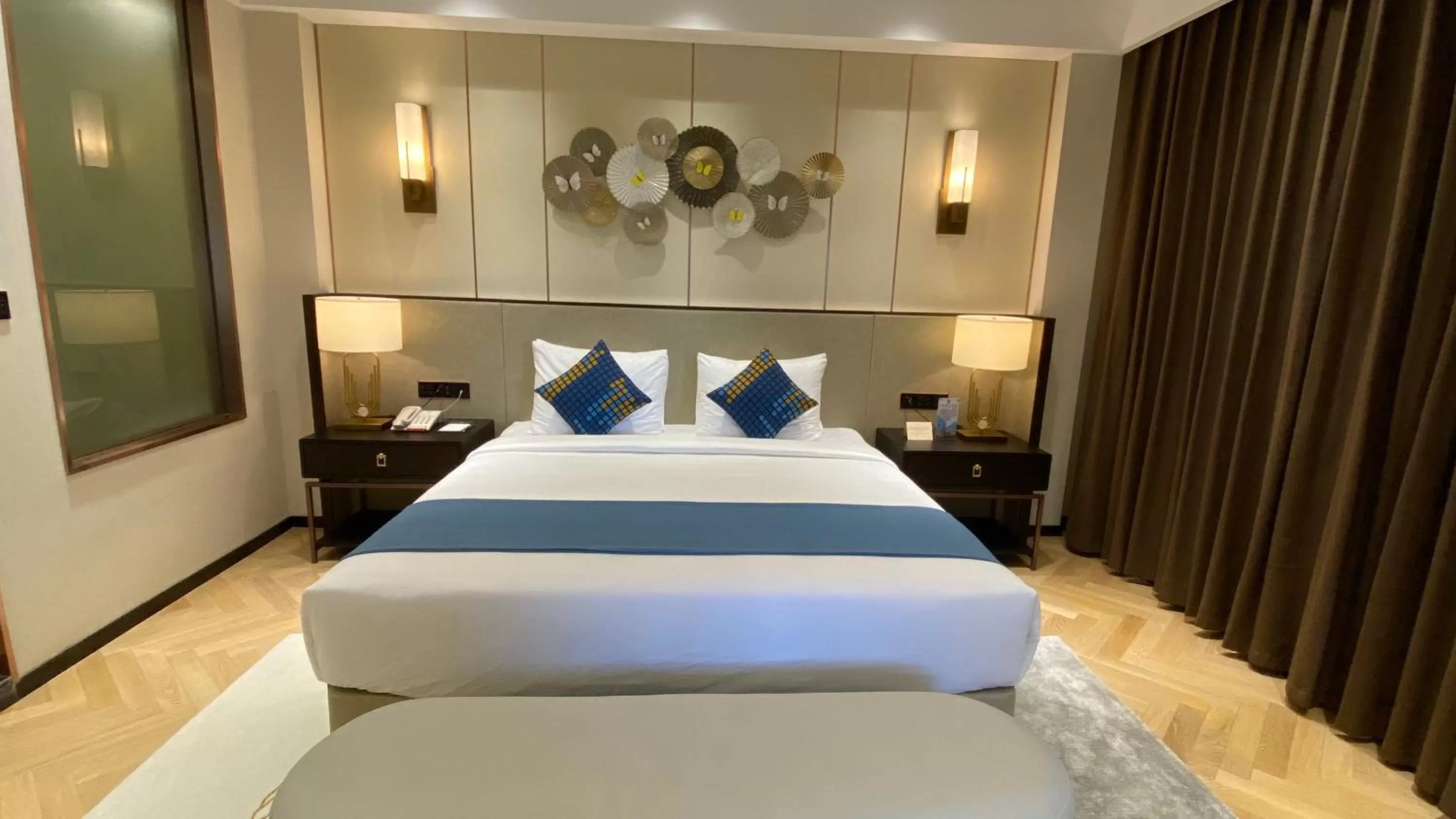 Bed in Ocean Delight Boutique Hotel 海悦精品酒店