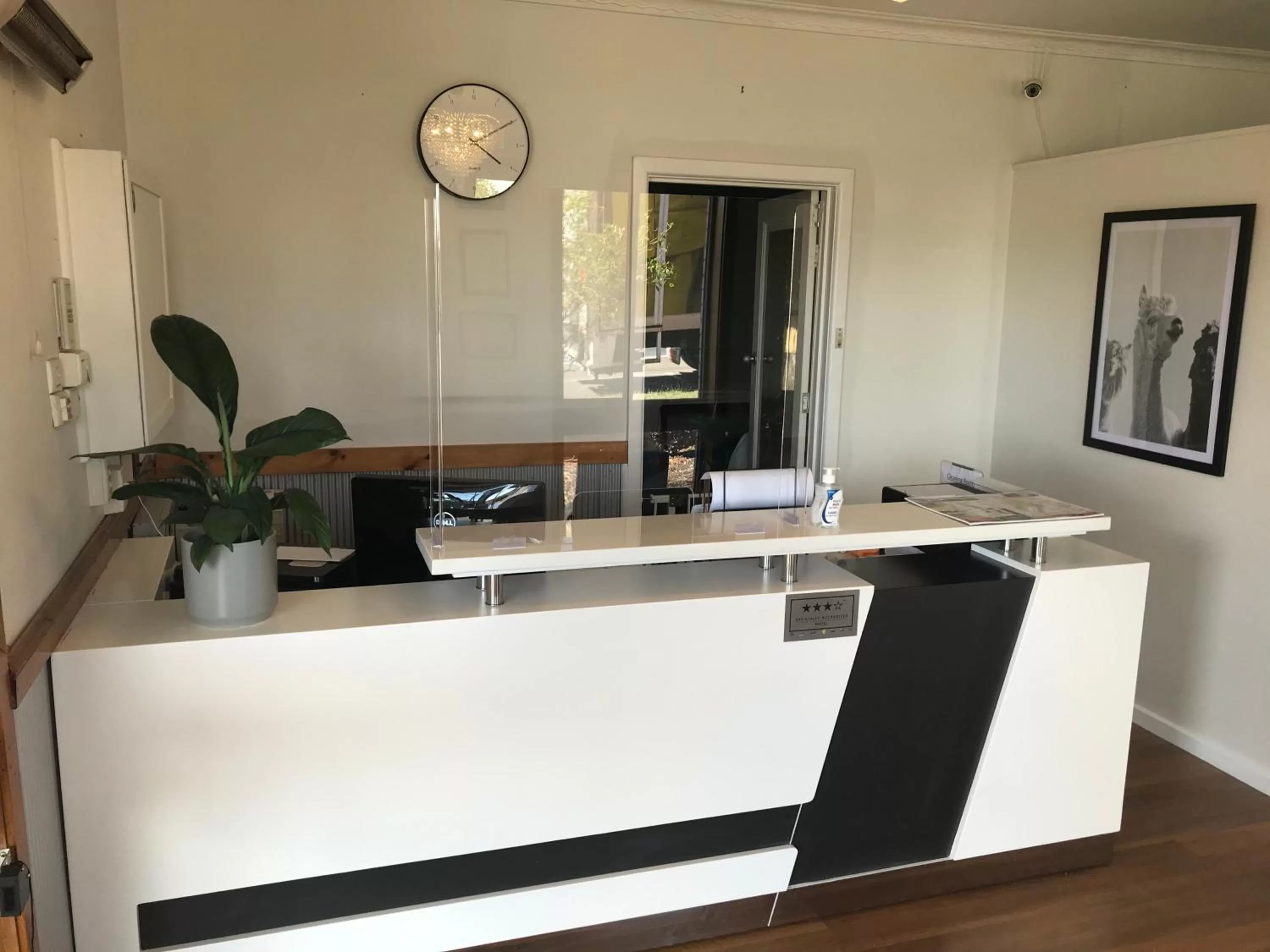 Lobby or reception in Motel Stawell