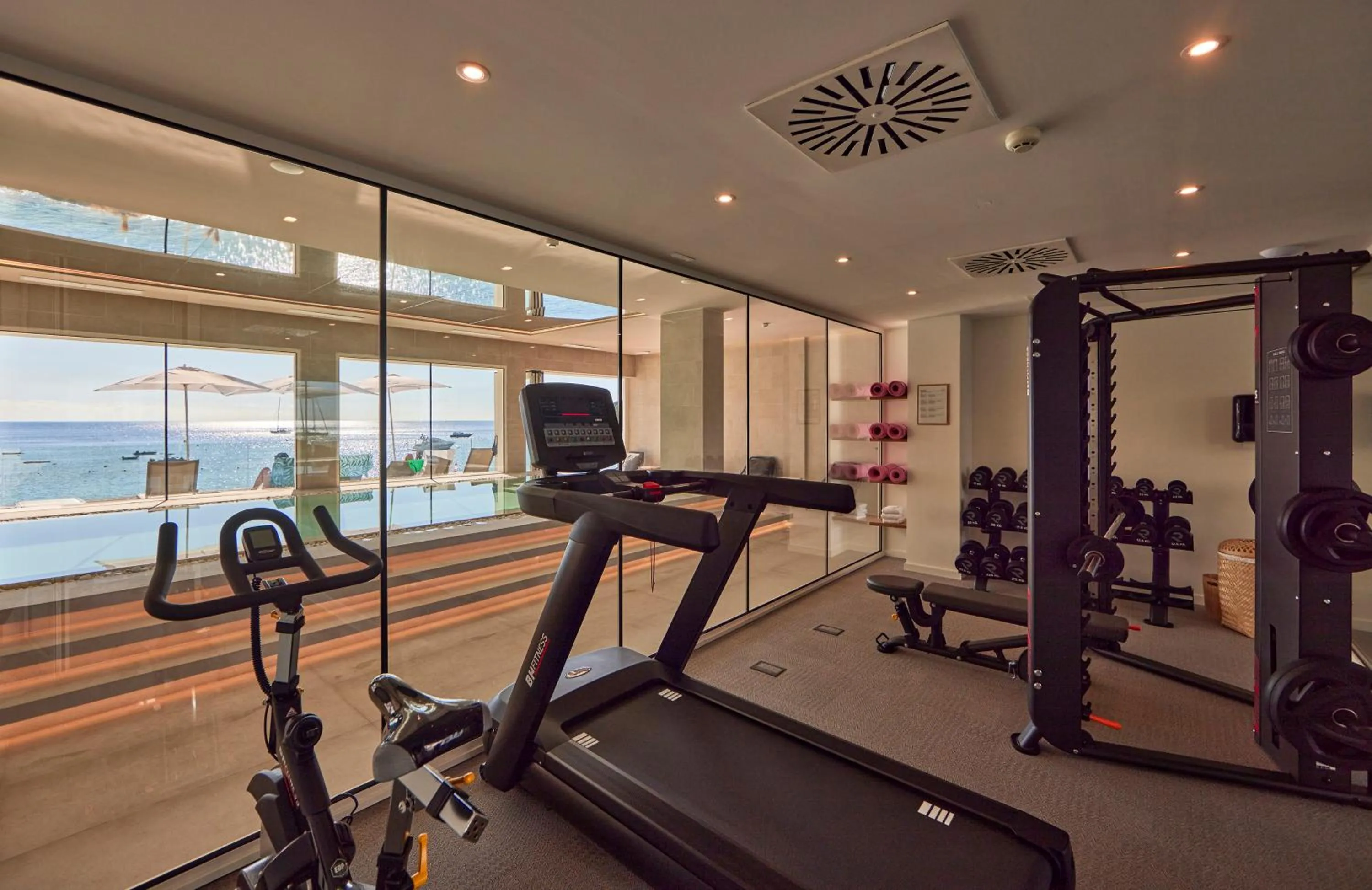 Fitness centre/facilities in Universal Hotel Aquamarin